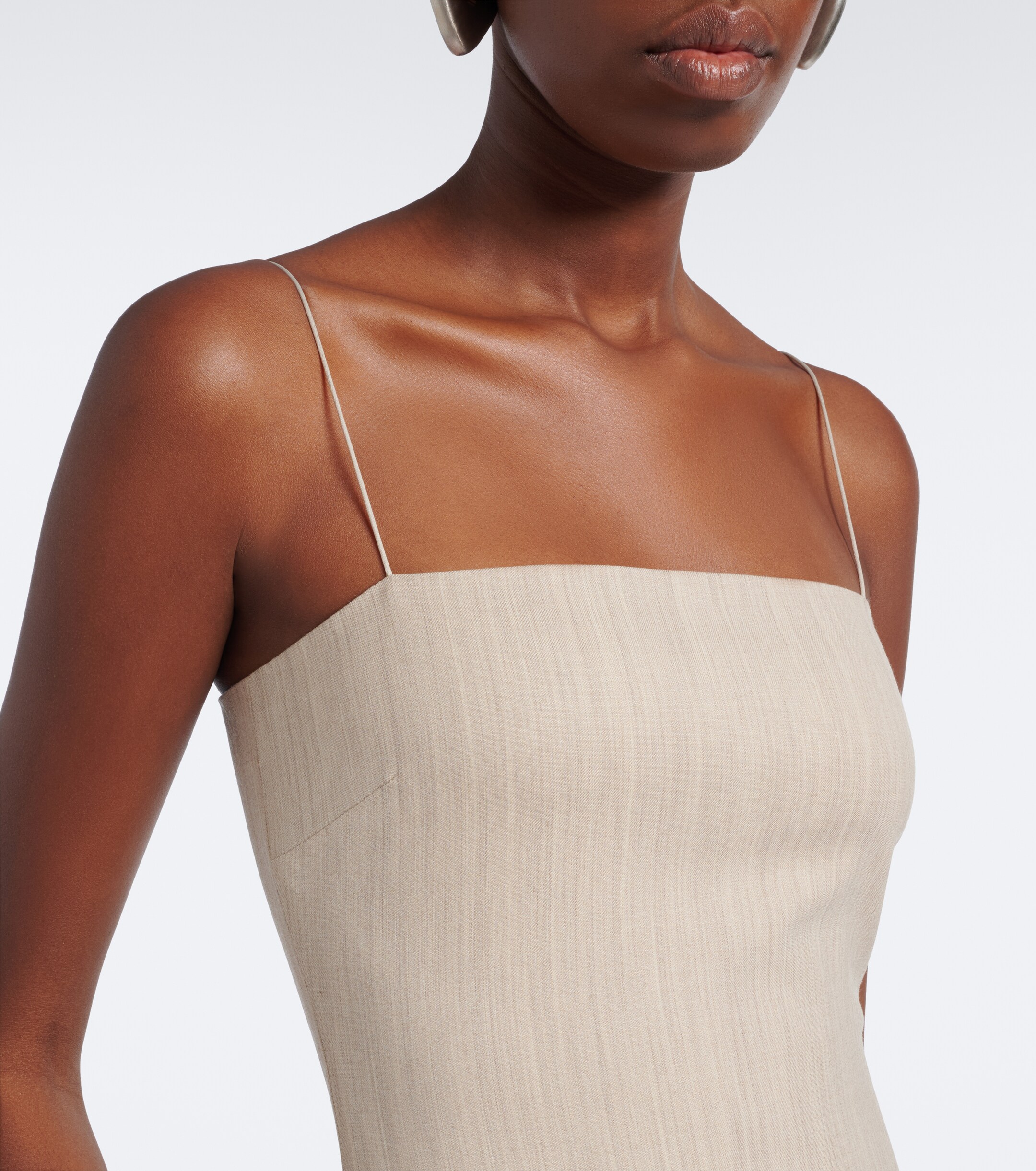 Jacquemus Jacquemus Paradiso wool-blend midi dress