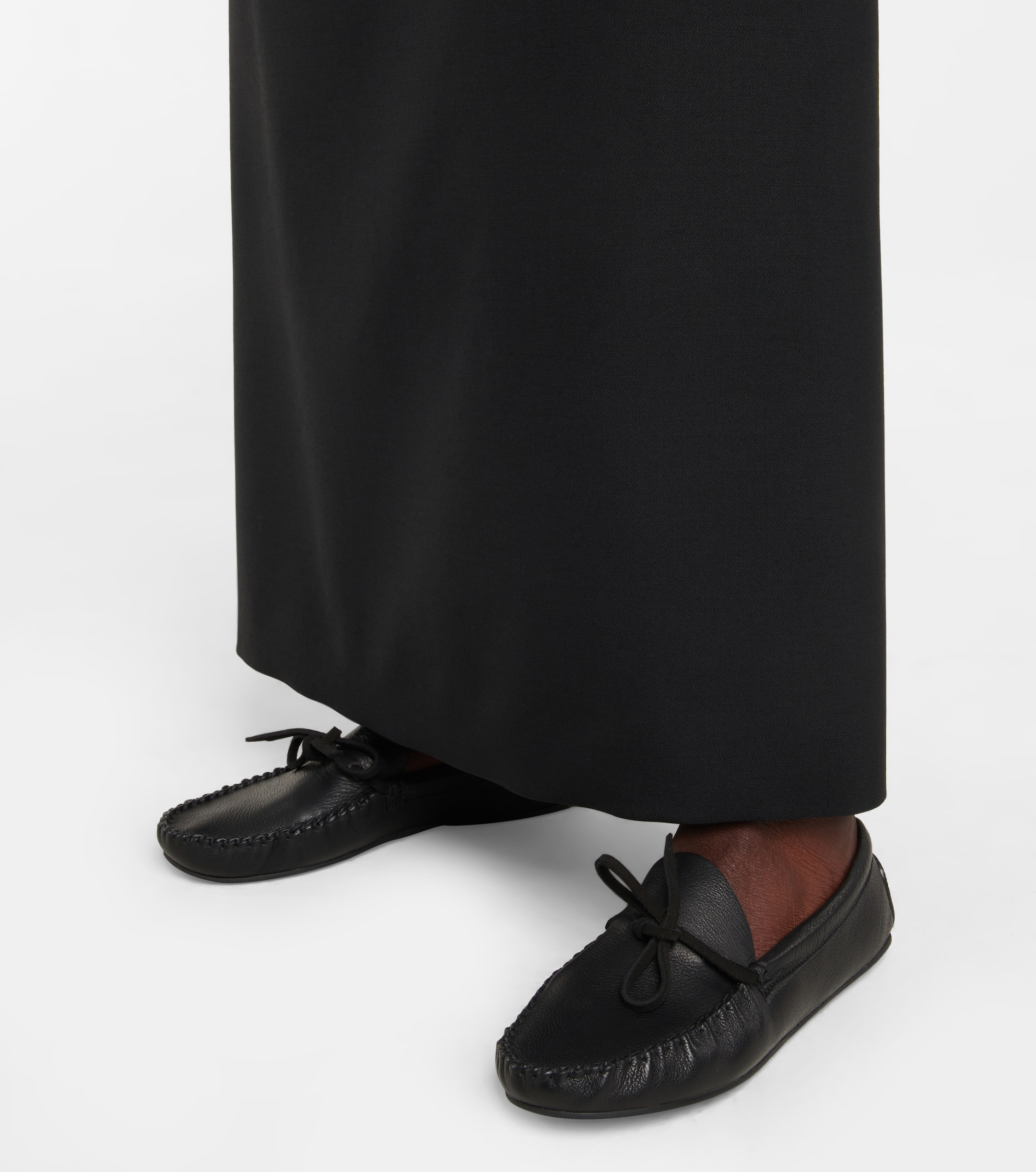 The Row - Lucca leather moccasins | Plush