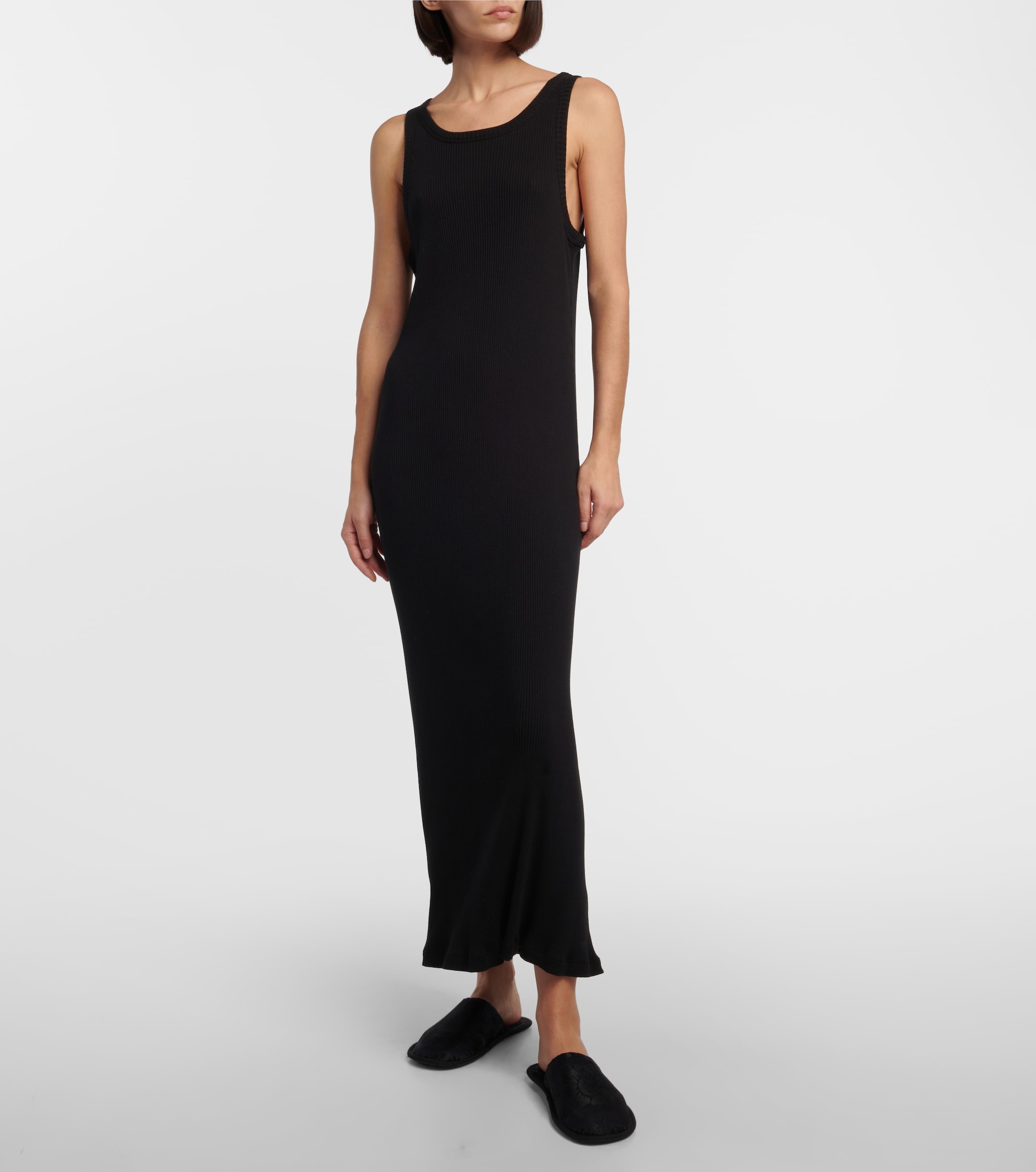 knee length dresses for ladies Fleet Knit Midi Dress The Row