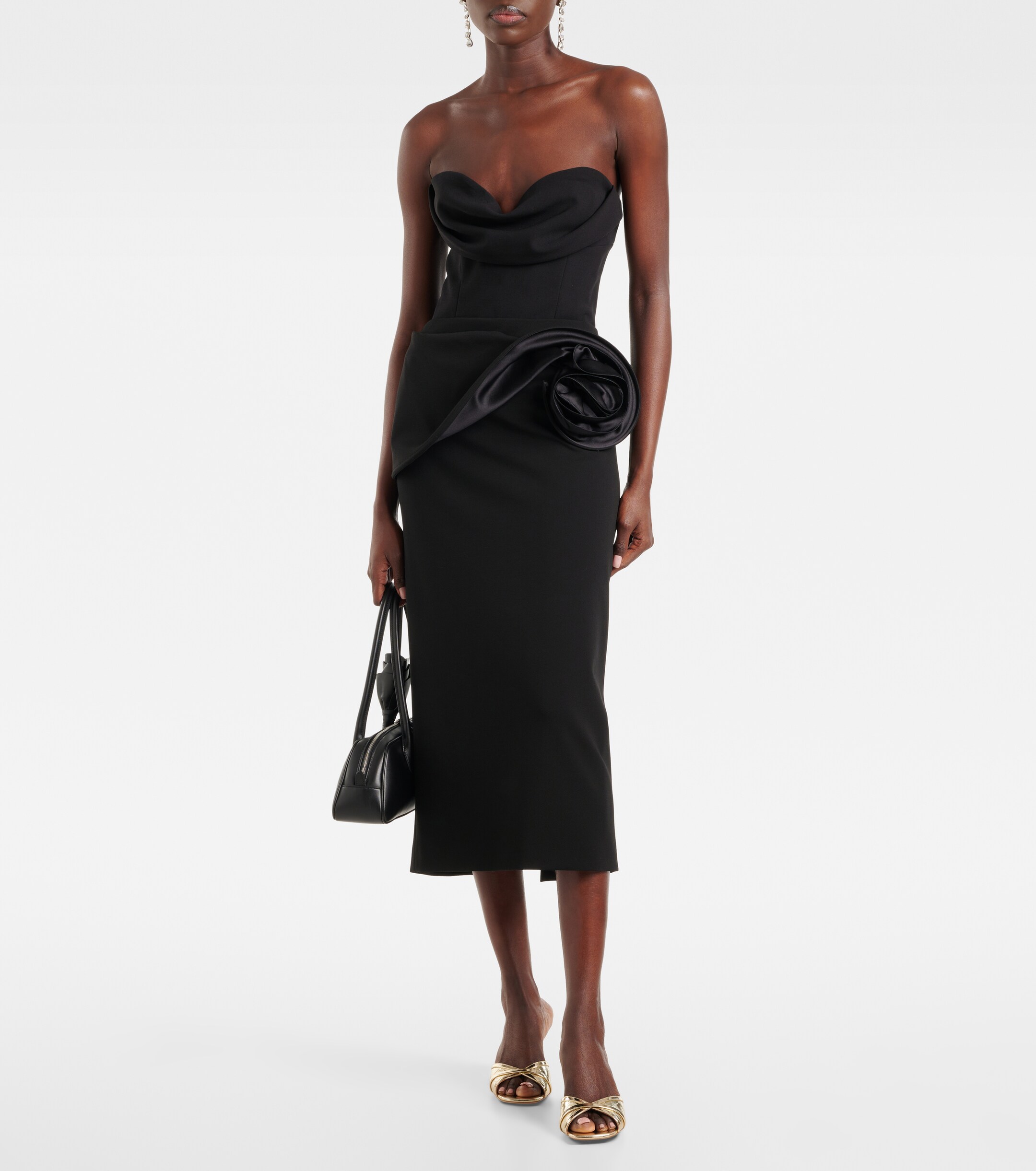 Malone Souliers Perla 70 croc-effect leather mules