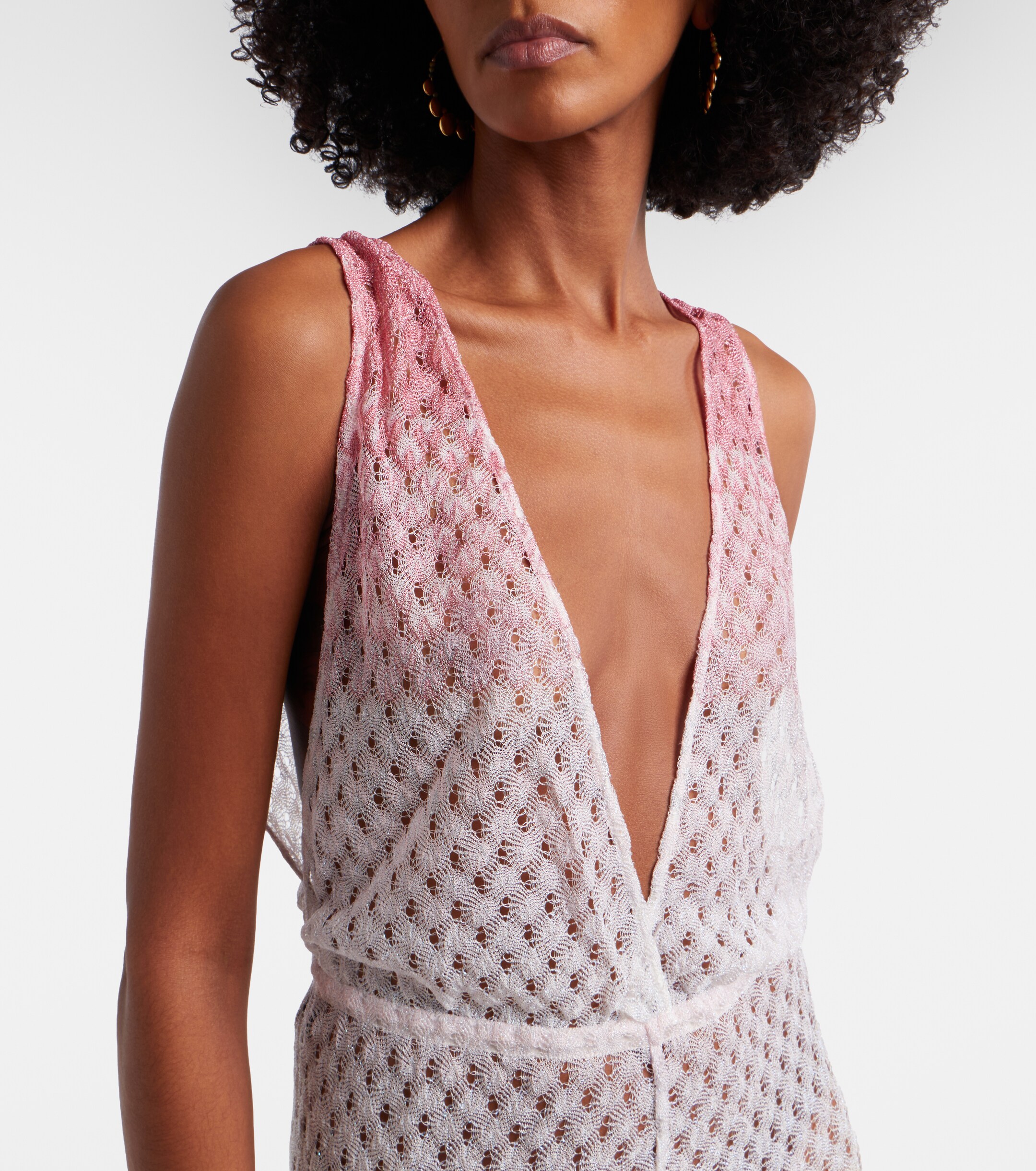 Missoni - Open-knit lamé jumpsuit | Plush