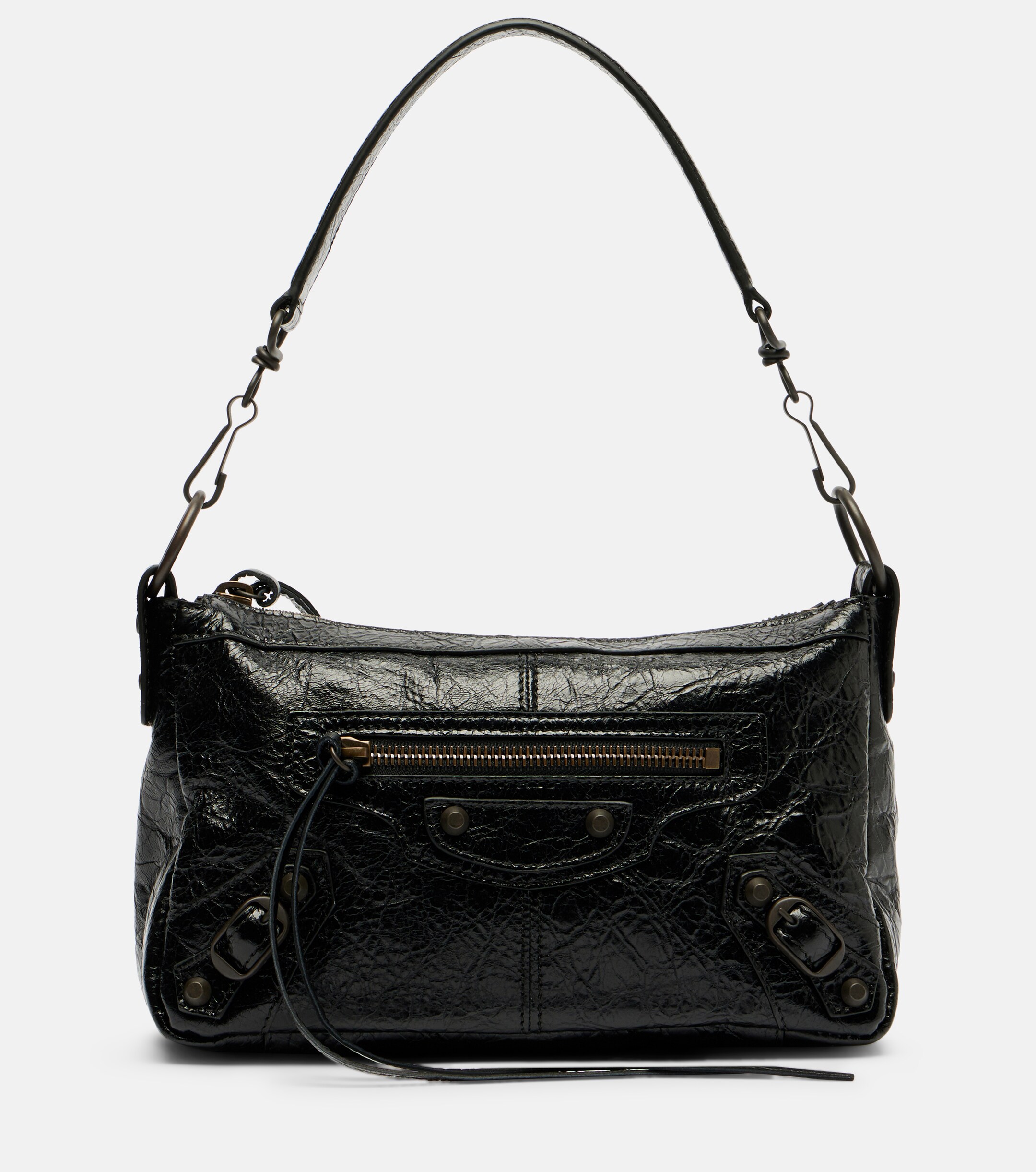 Balenciaga Le City Moto Mini leather shoulder bag