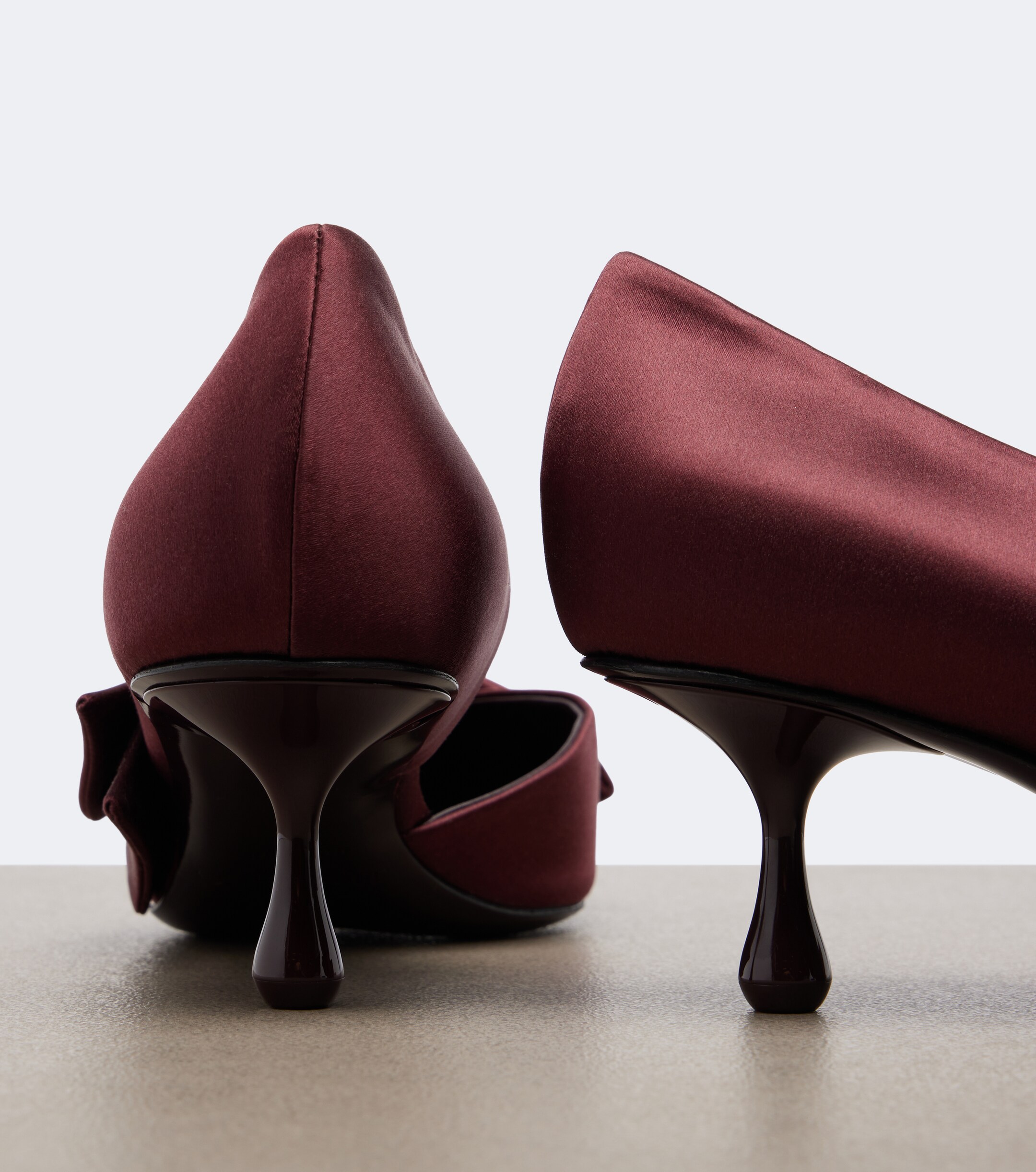 JIMMY CHOO Jimmy Choo Issy bow-detail satin pumps