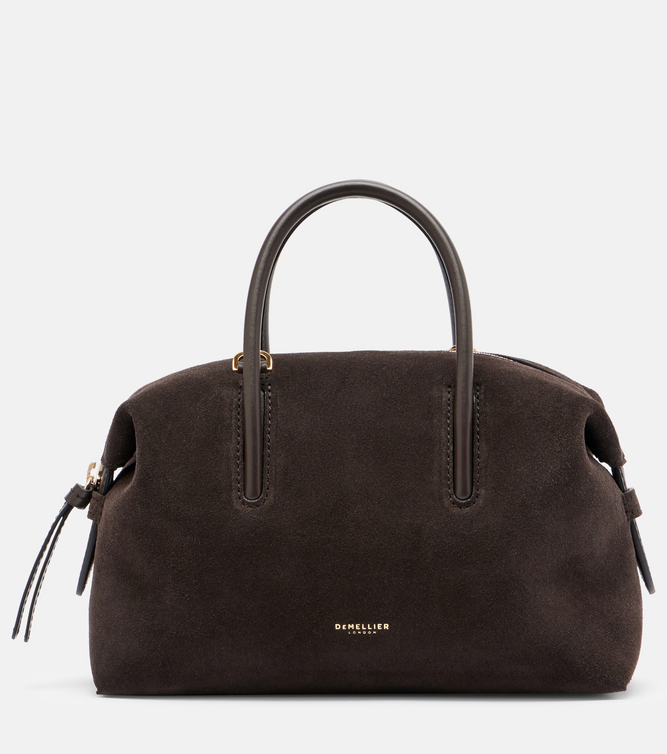 DeMellier Stockholm Small suede top-handle bag