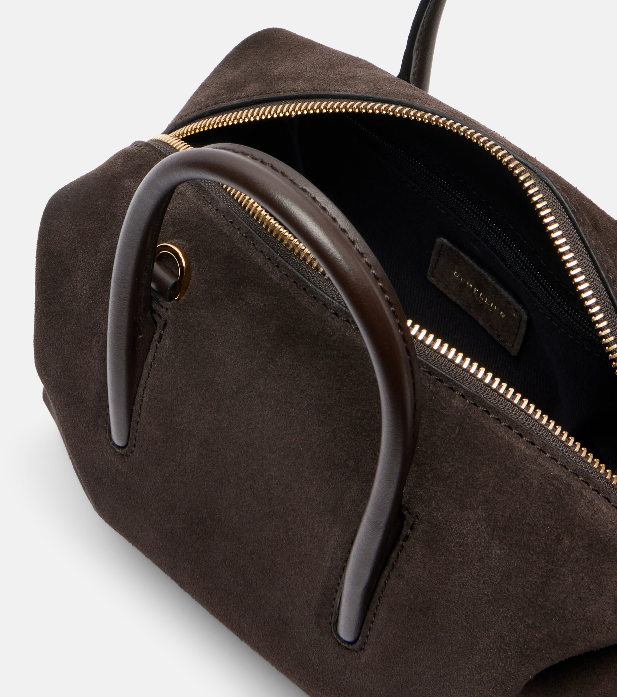 DeMellier Stockholm Small suede top-handle bag thumbnail