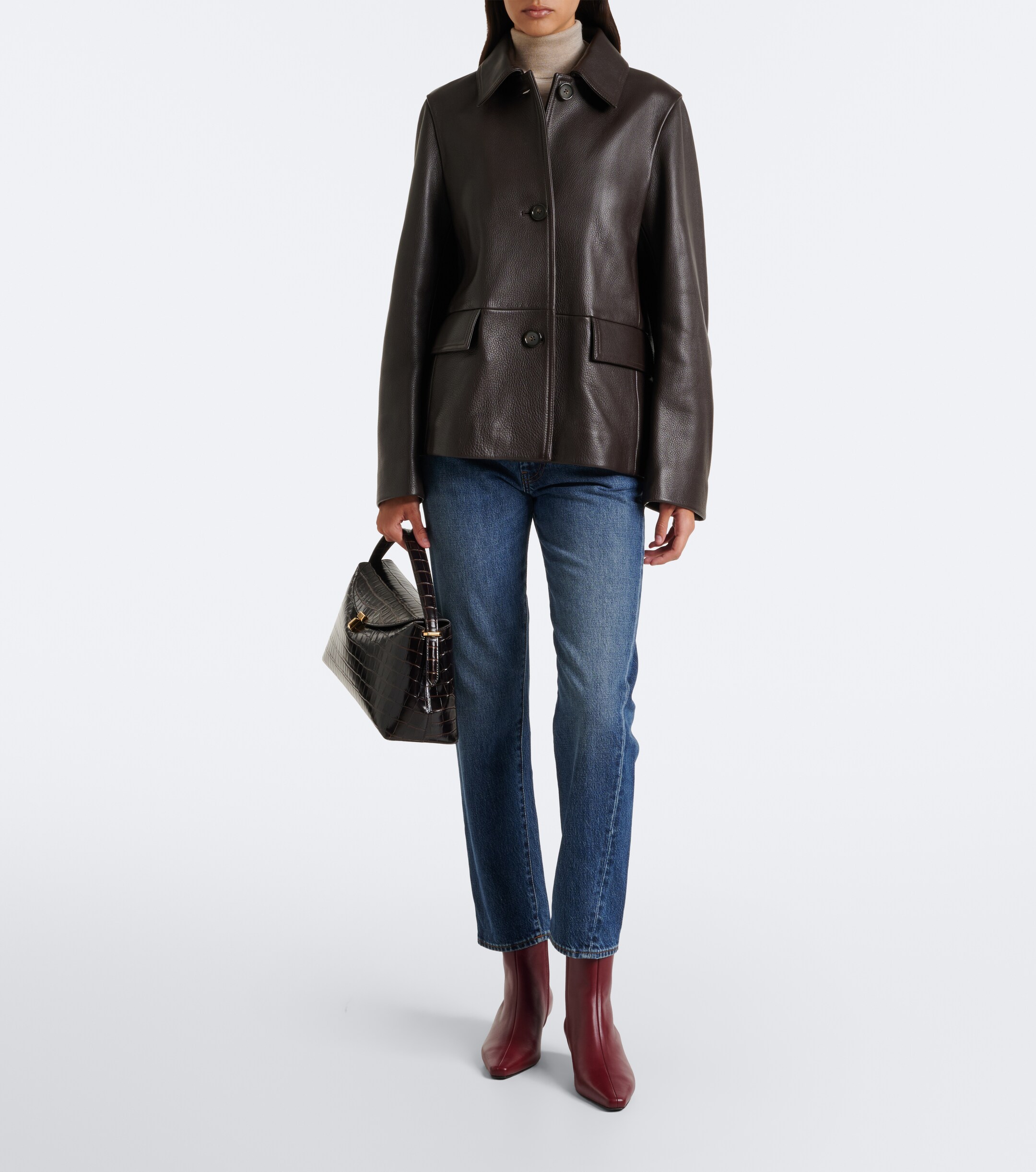TOTEME Toteme Leather ankle boots