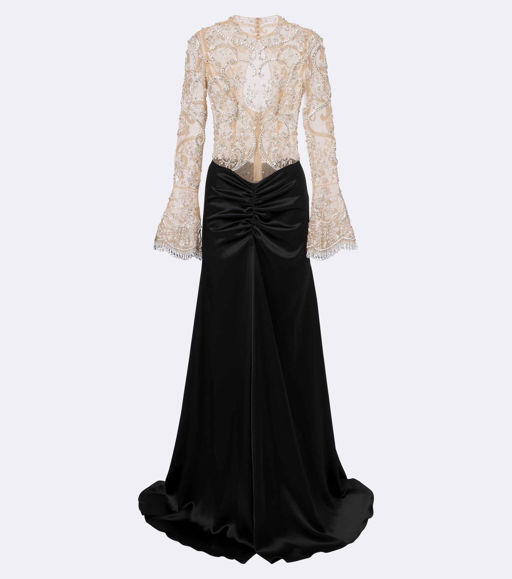 GEORGES HOBEIKA Georges Hobeika Embellished gathered gown