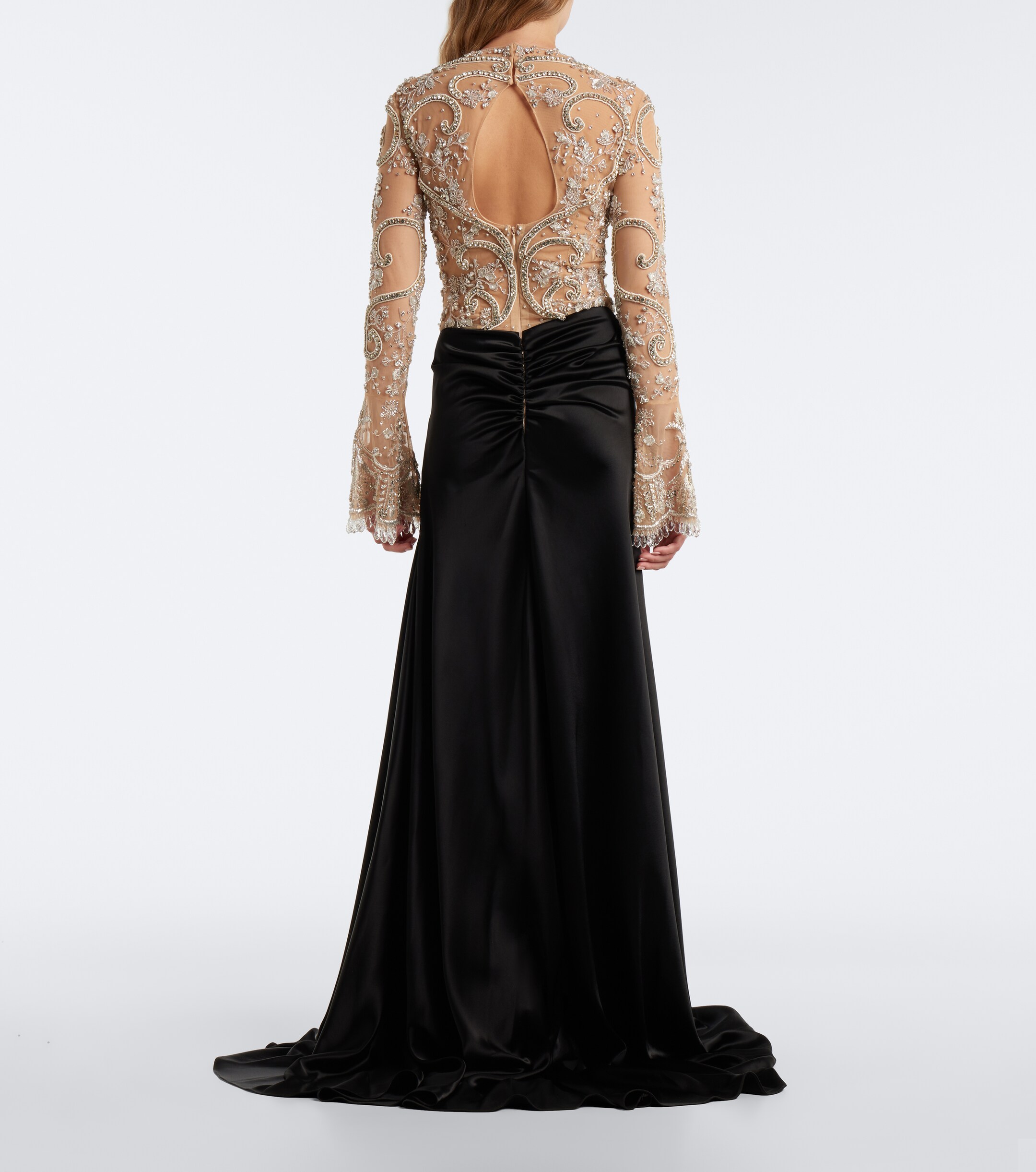 GEORGES HOBEIKA Georges Hobeika Embellished gathered gown