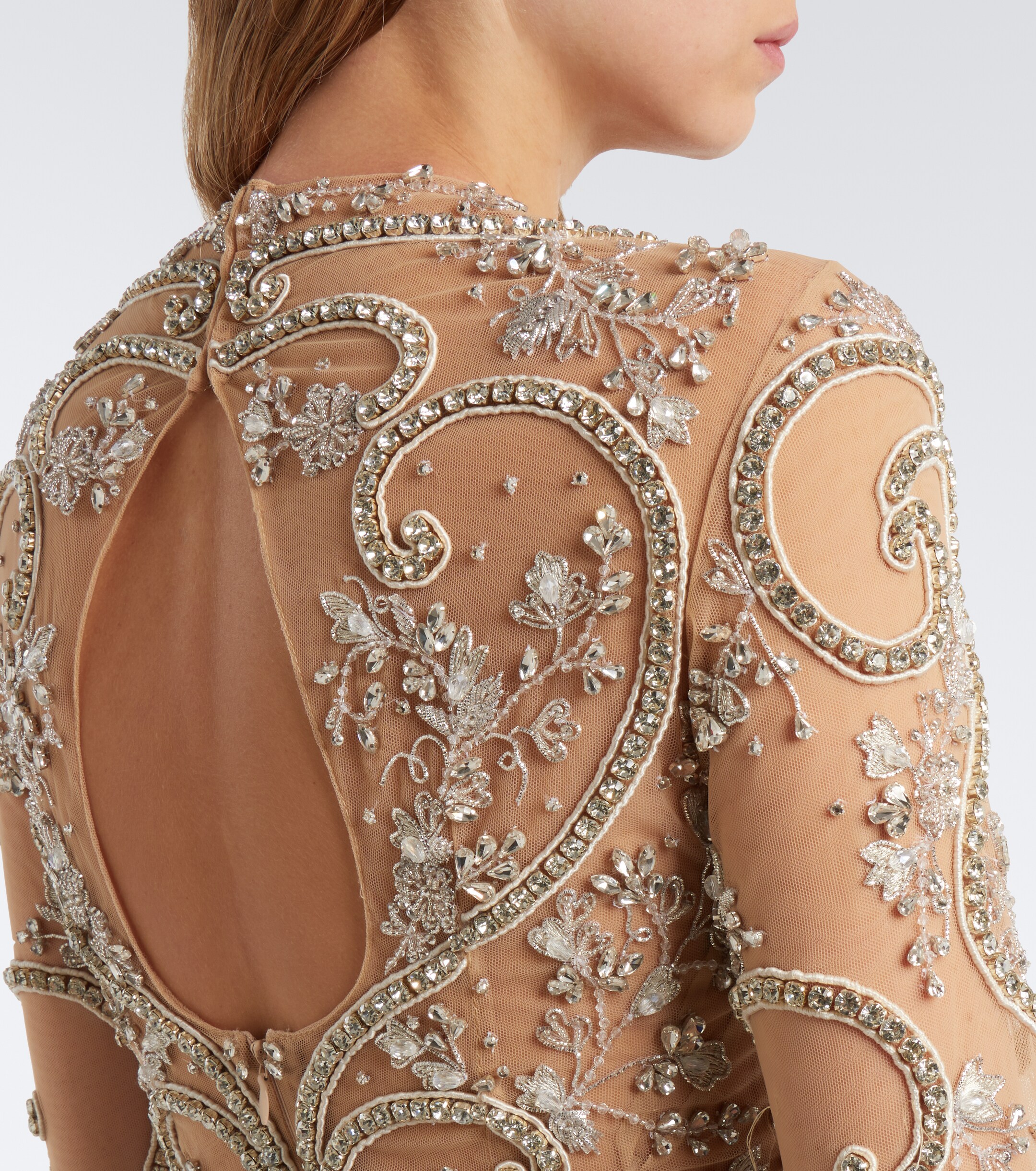GEORGES HOBEIKA Georges Hobeika Embellished gathered gown