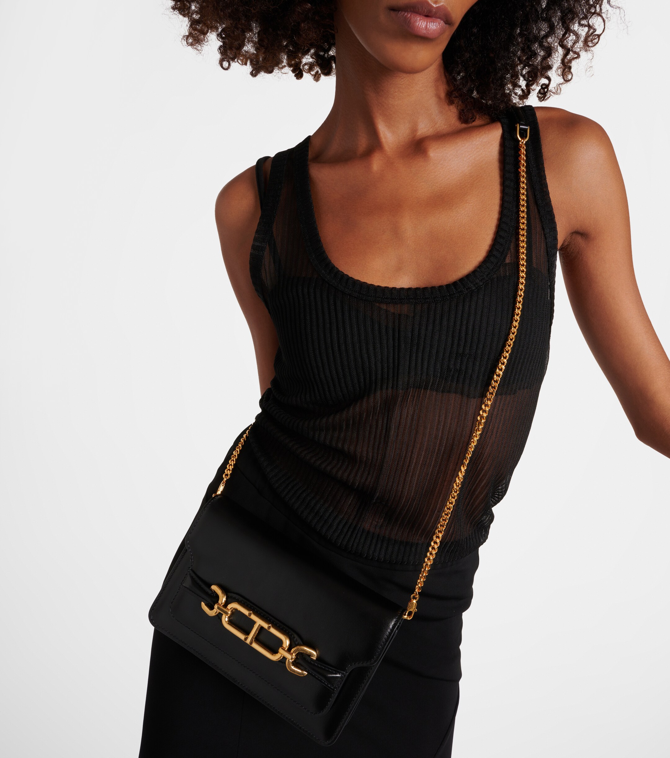 Tom Ford Small leather shoulder bag