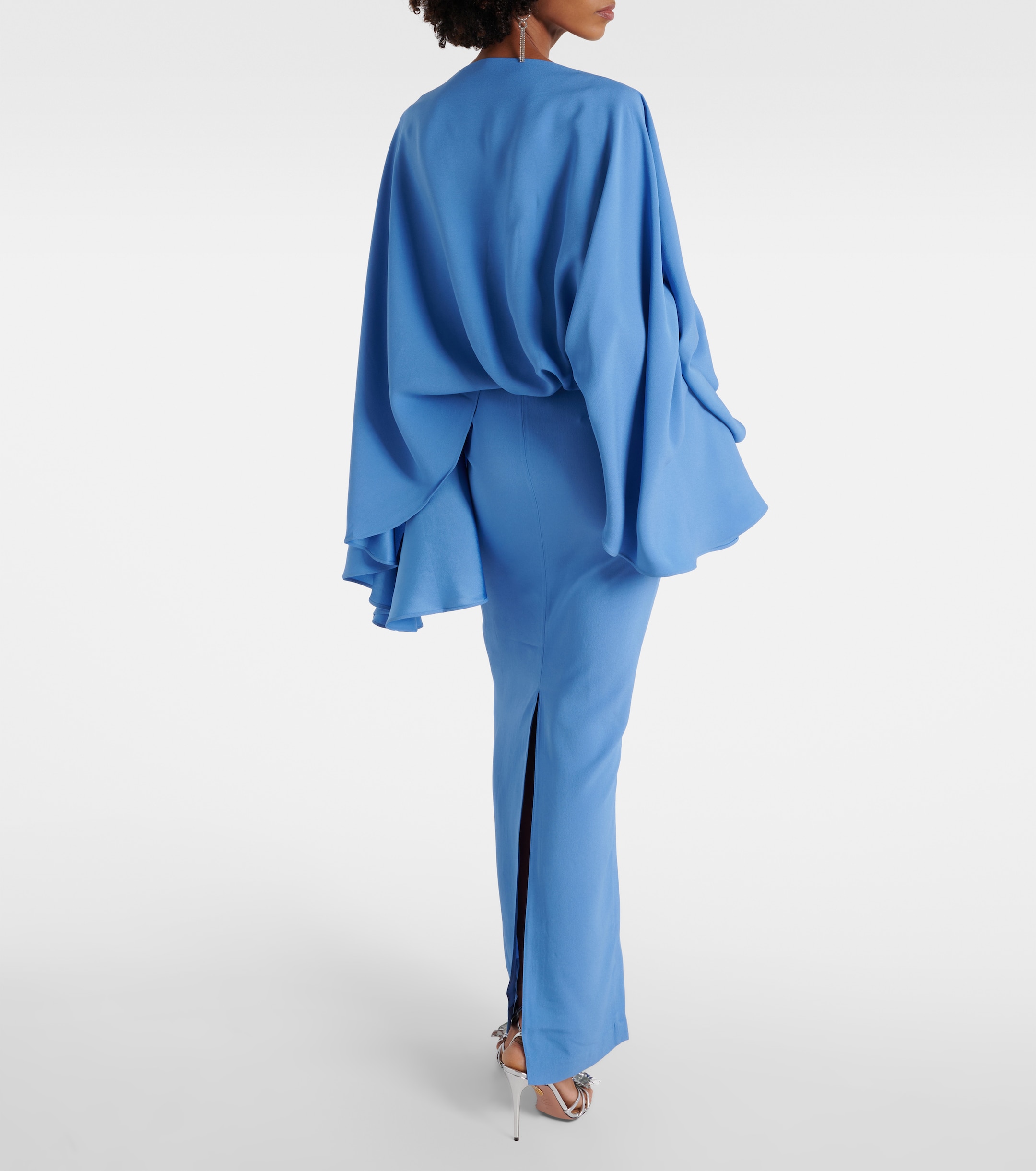 Taller Marmo Eolia crêpe cady gown thumbnail