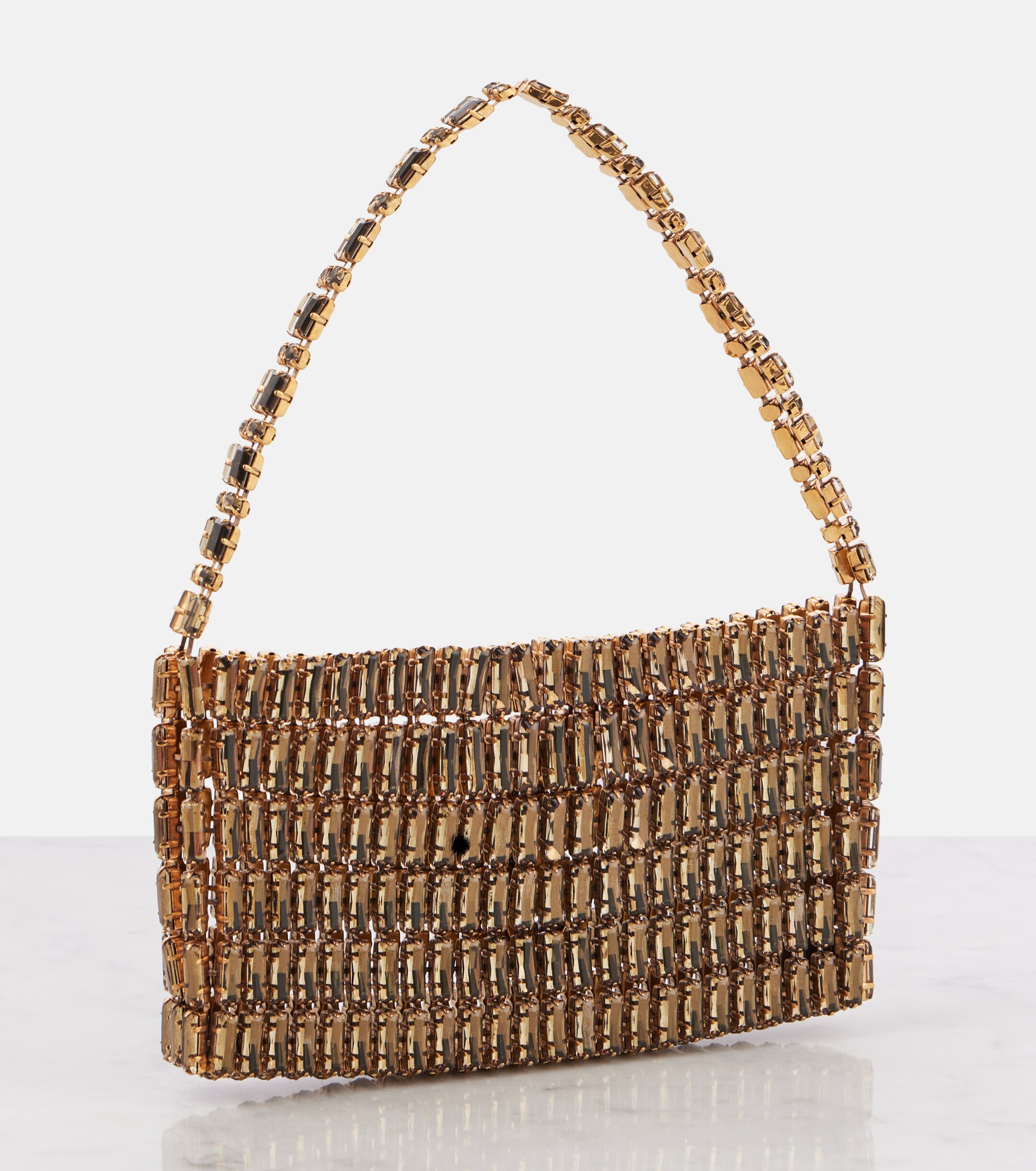 Saint Laurent Evening Mini embroidered shoulder bag