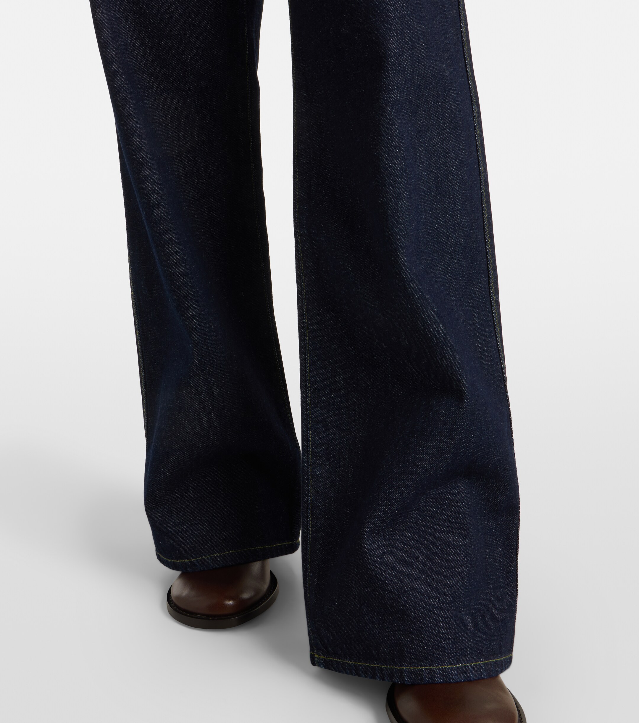 Dries Van Noten - High-rise wide-leg jeans | Plush