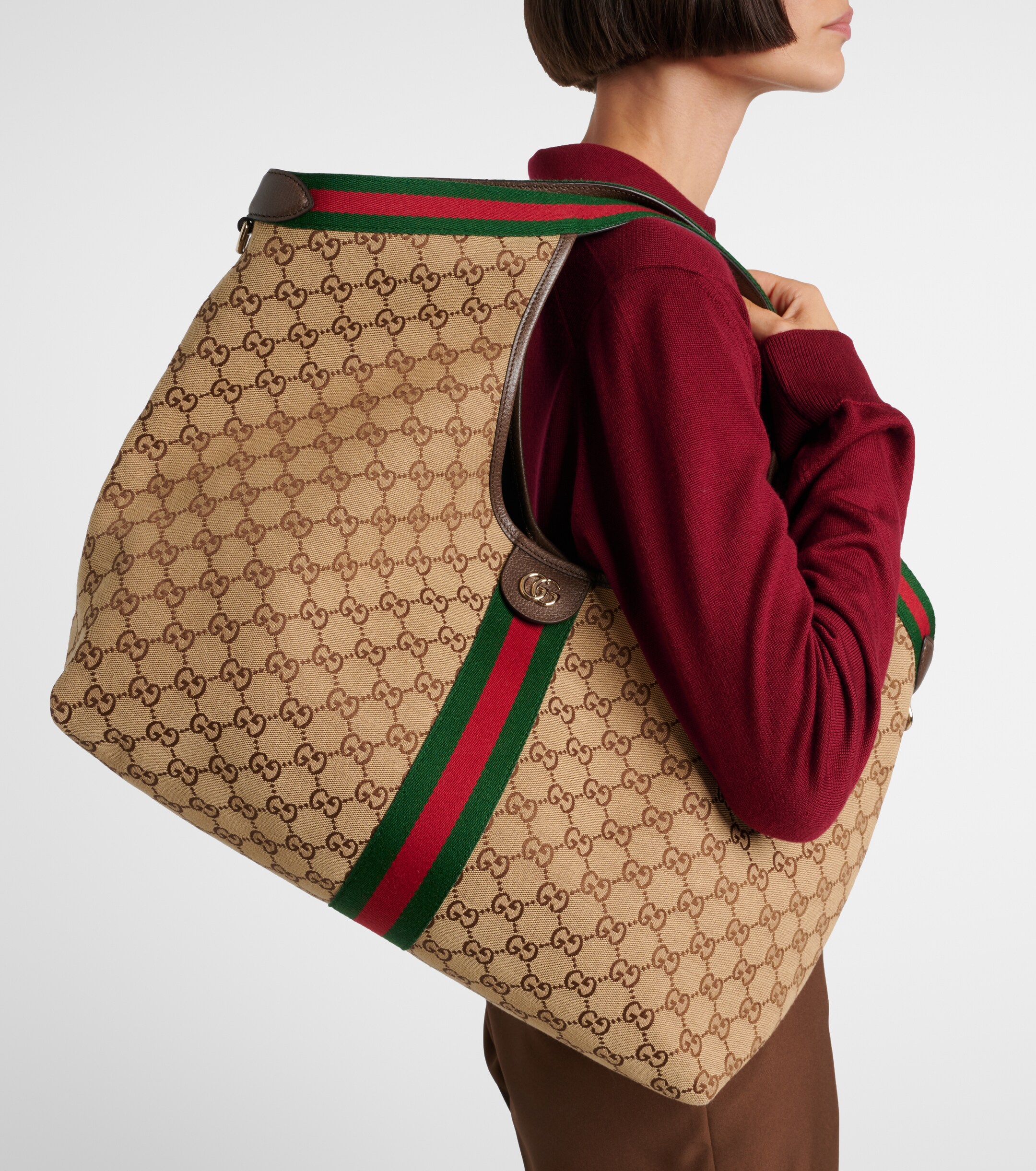 Gucci Gucci Giglio GG Canvas Large tote bag
