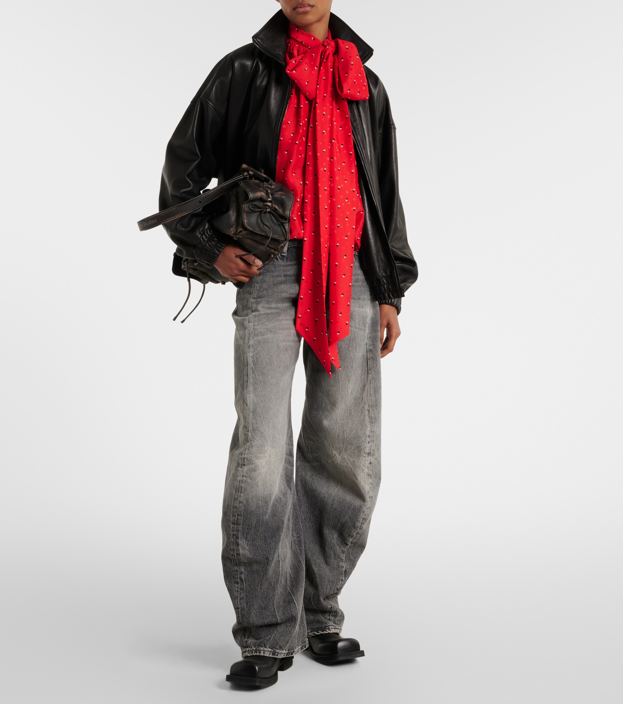 Acne Studios 2006 low-rise wide-leg jeans