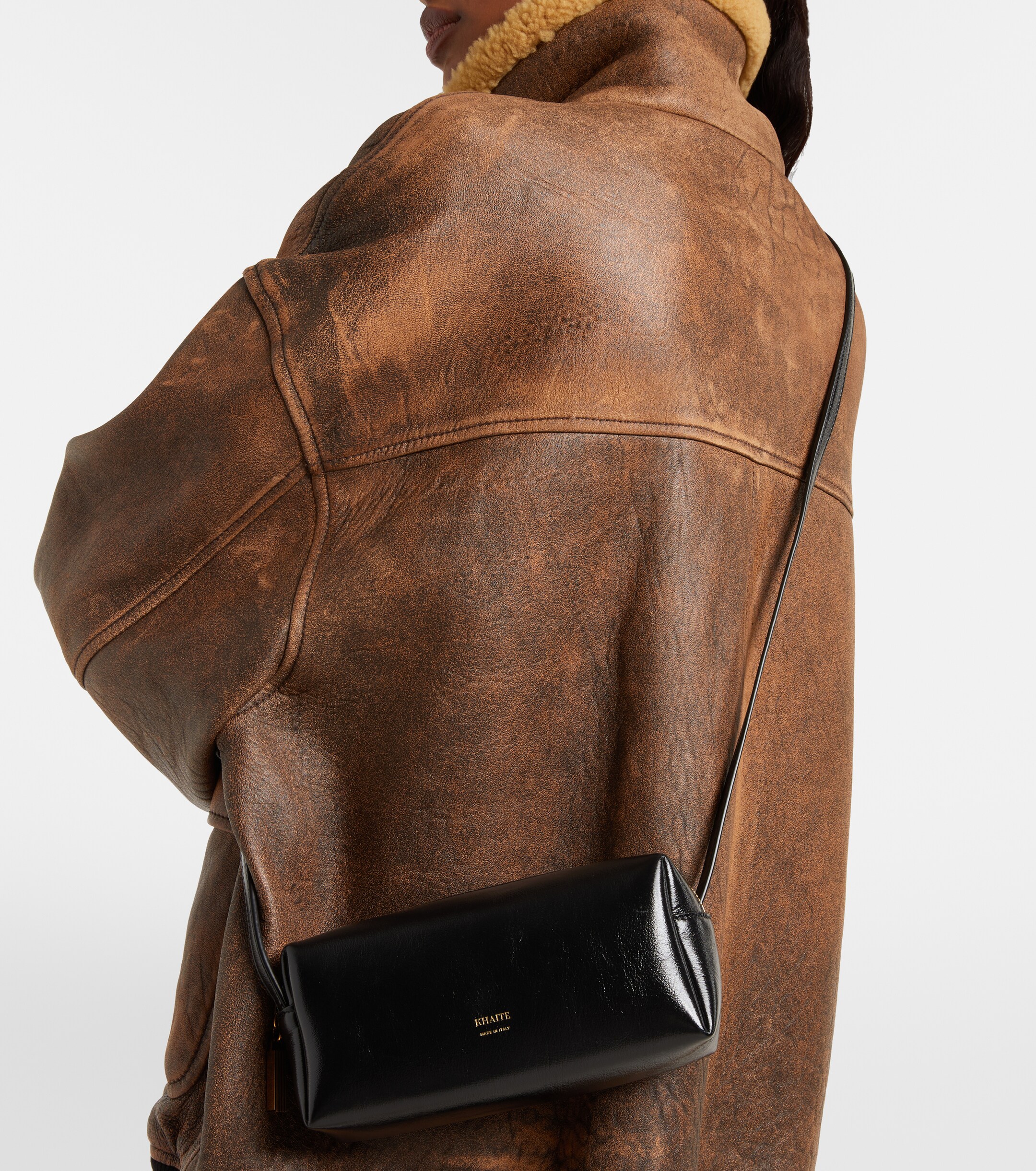 KHAITE Kye Mini leather crossbody bag