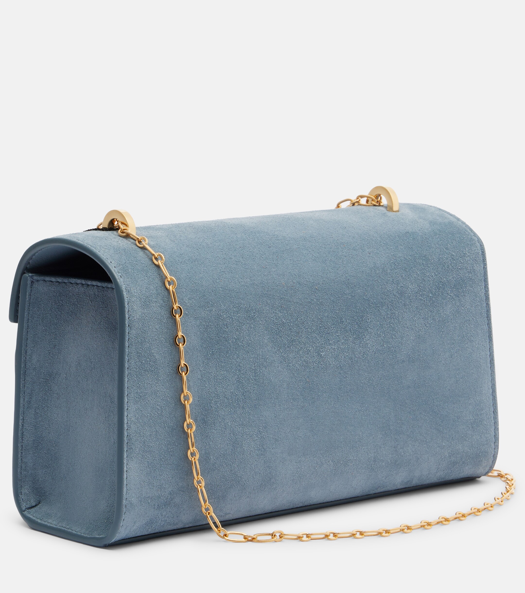 Savette Symmetry Chain Mini suede crossbody bag thumbnail
