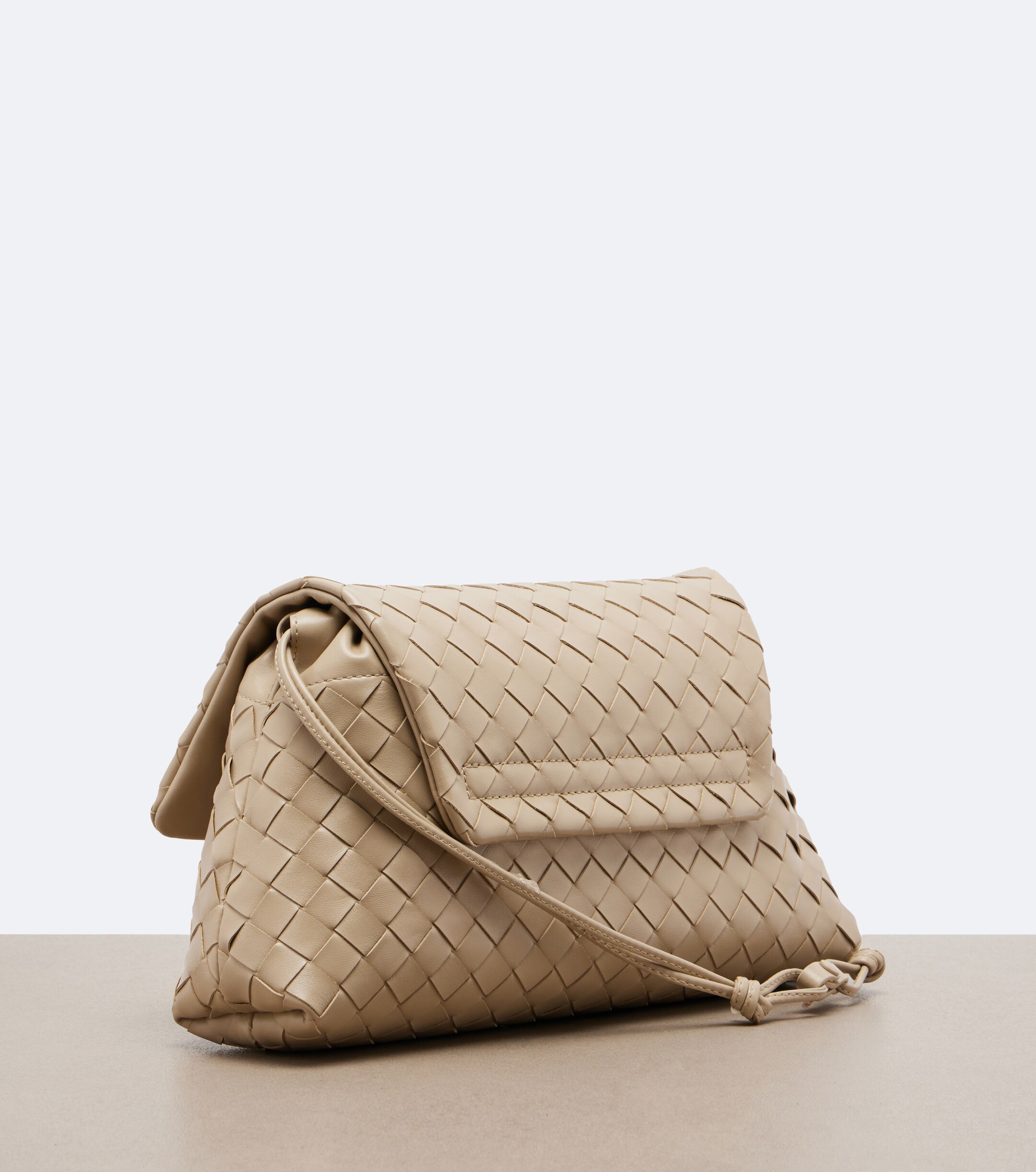 Bottega Veneta Giorno Intrecciato leather shoulder bag