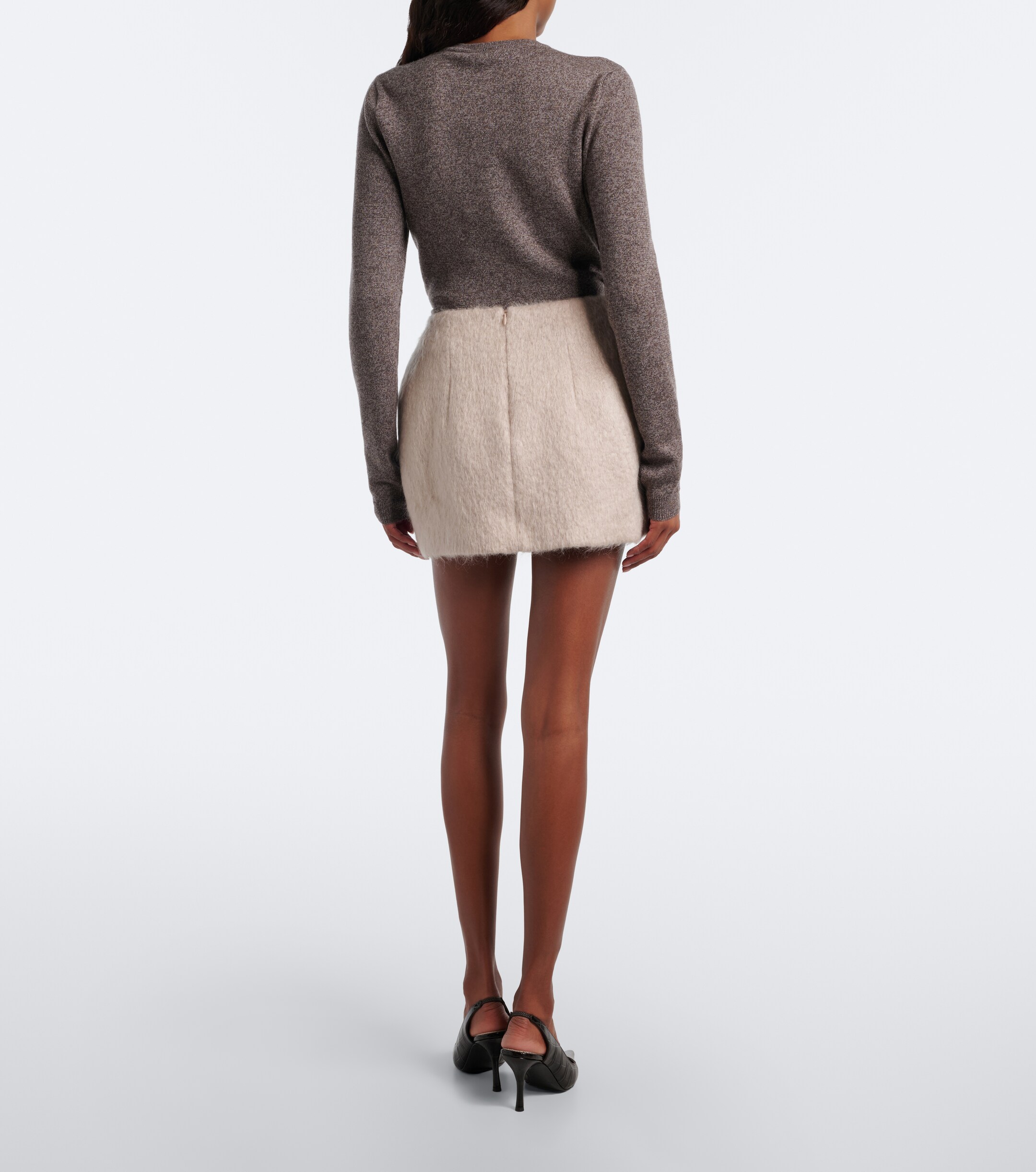 Magda Butrym Magda Butrym Mohair and wool-blend miniskirt