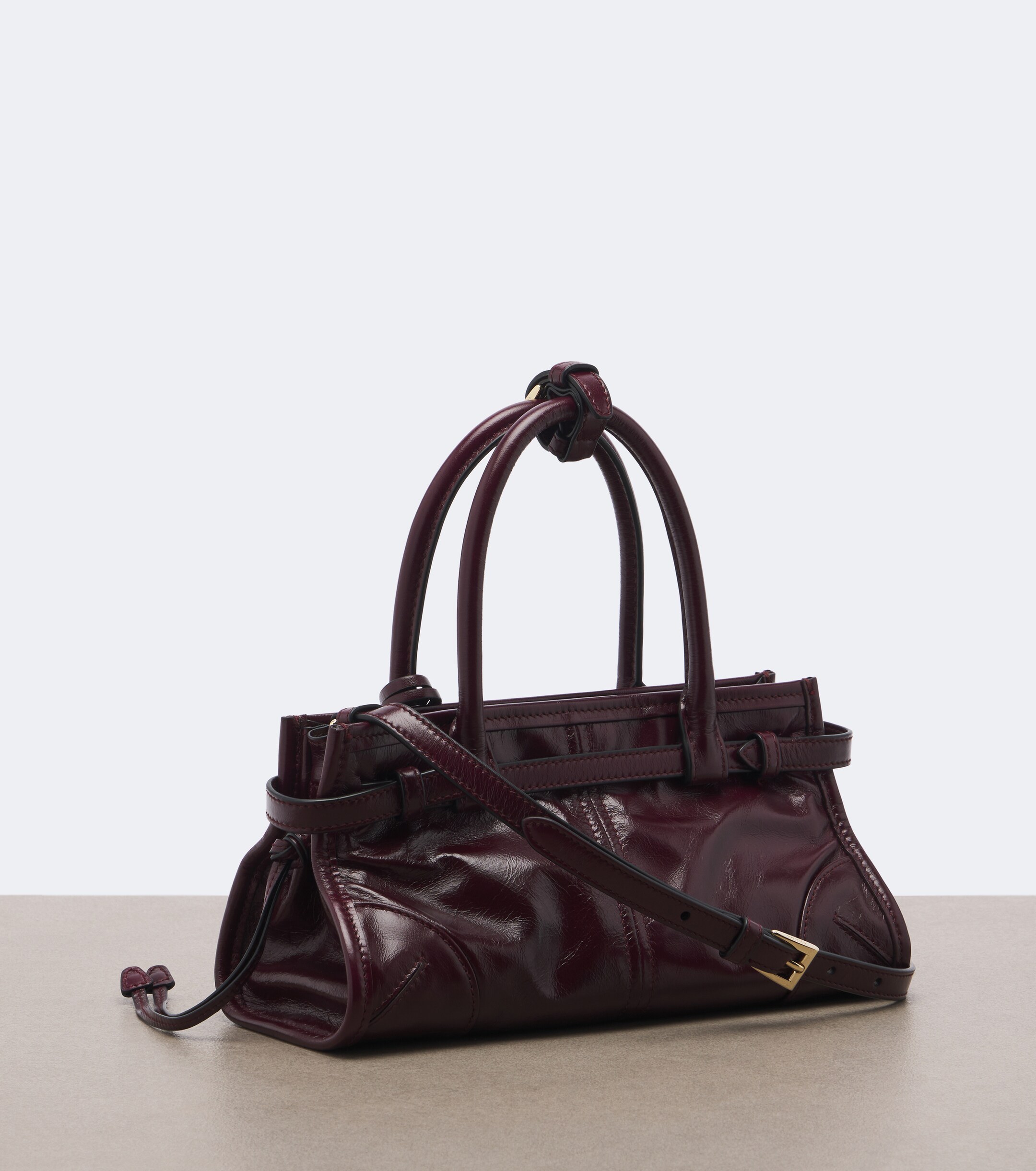 Prada Prada Prada Bonnie Mini leather top-handle bag