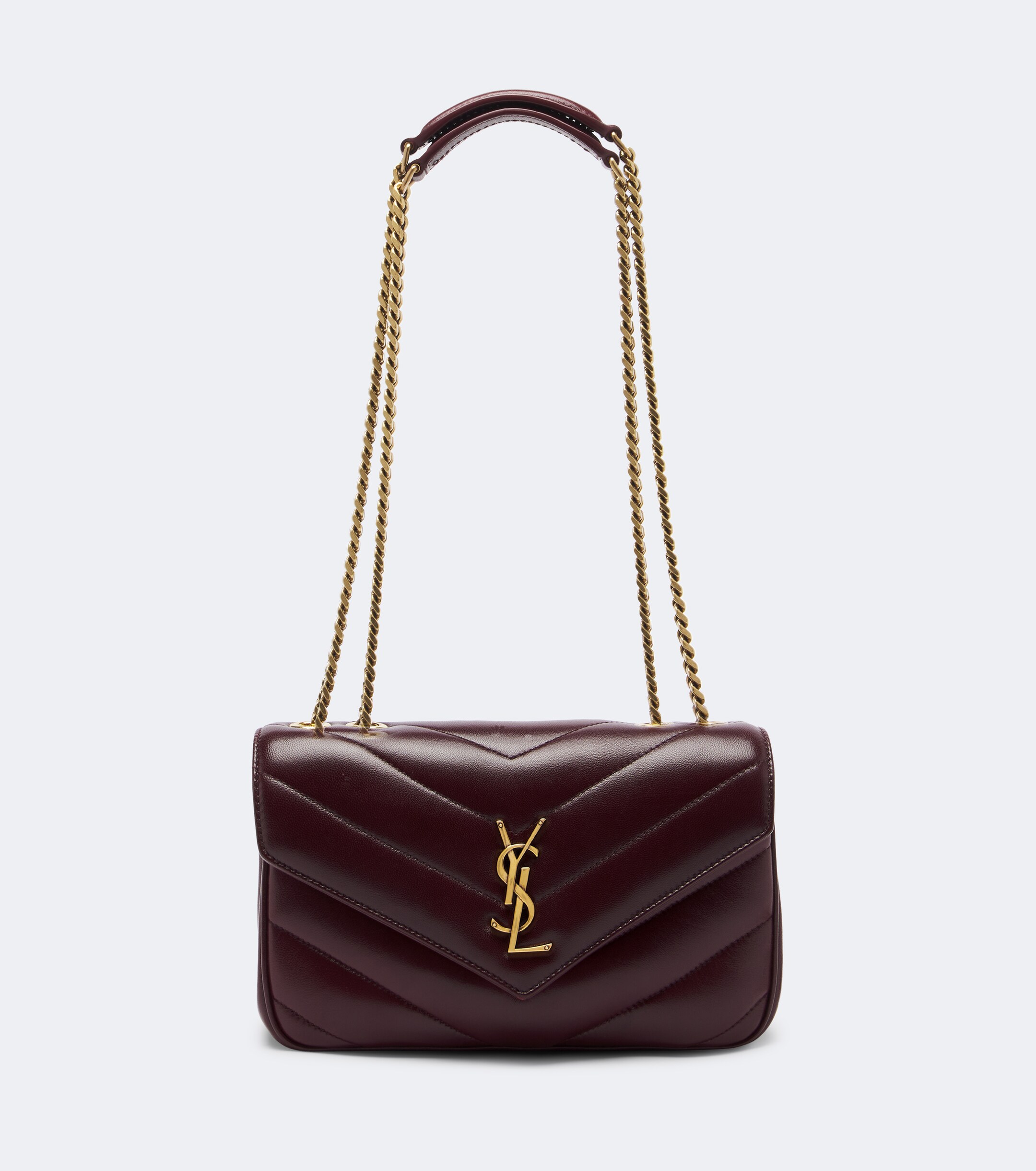 Saint Laurent Loulou Small leather shoulder bag