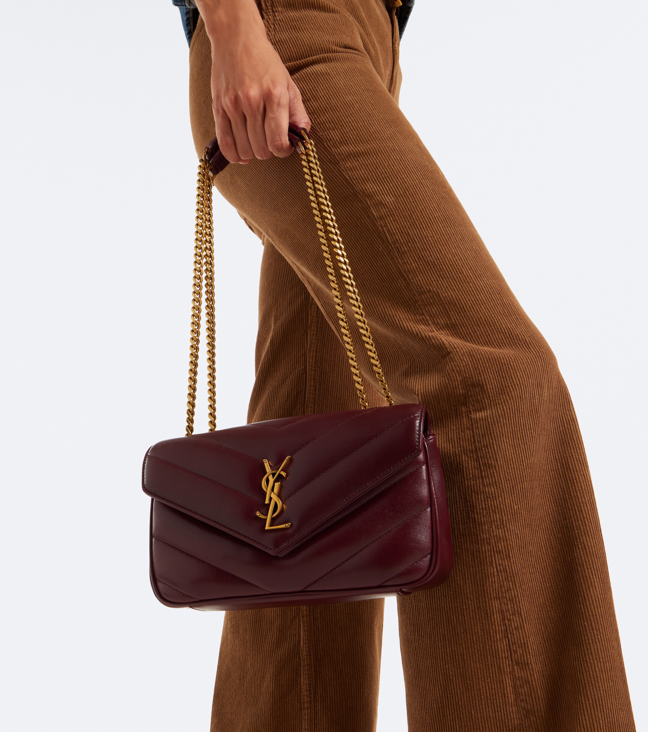 Saint Laurent Loulou Small leather shoulder bag