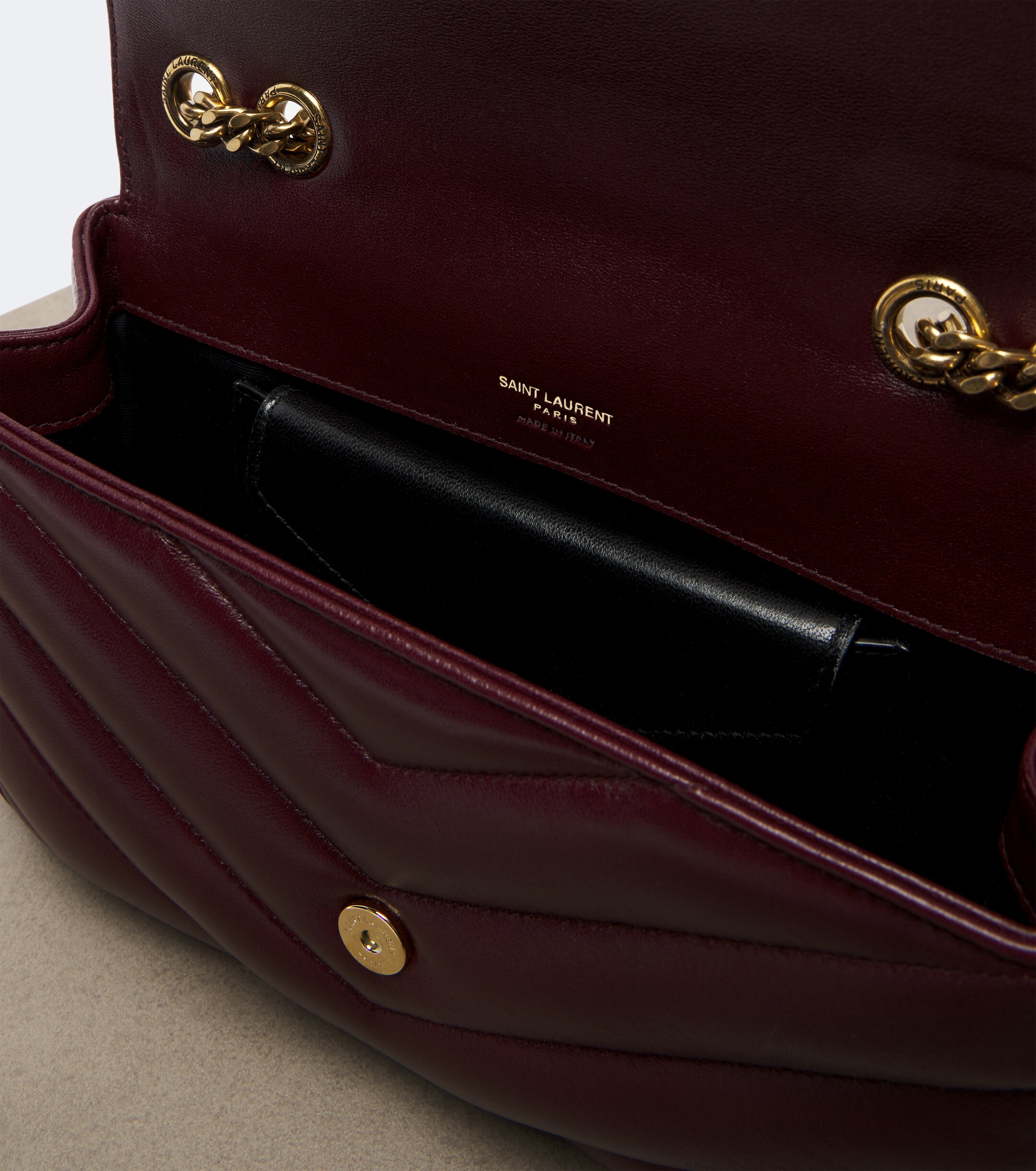 Saint Laurent Loulou Small leather shoulder bag