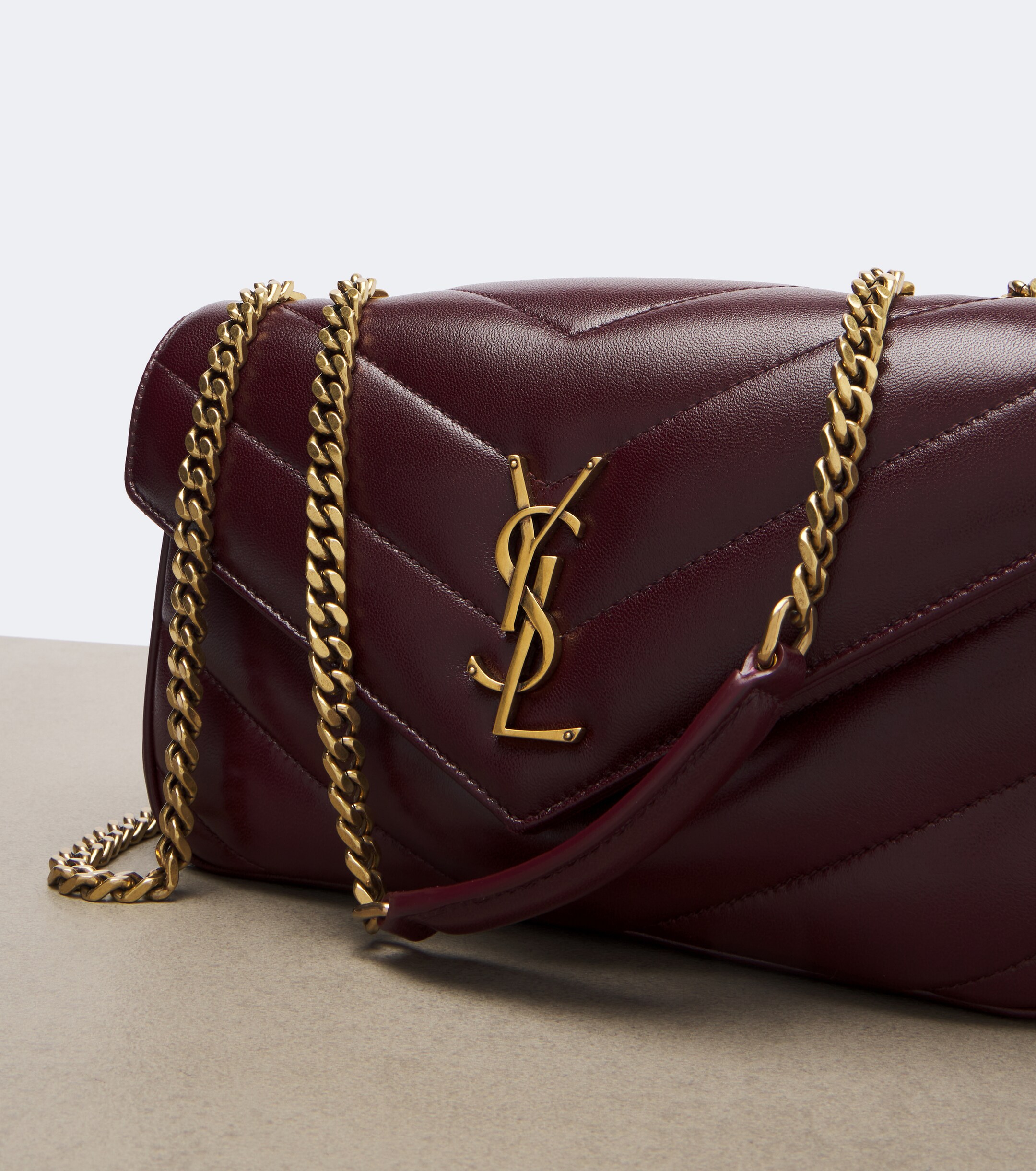 Saint Laurent Loulou Small leather shoulder bag