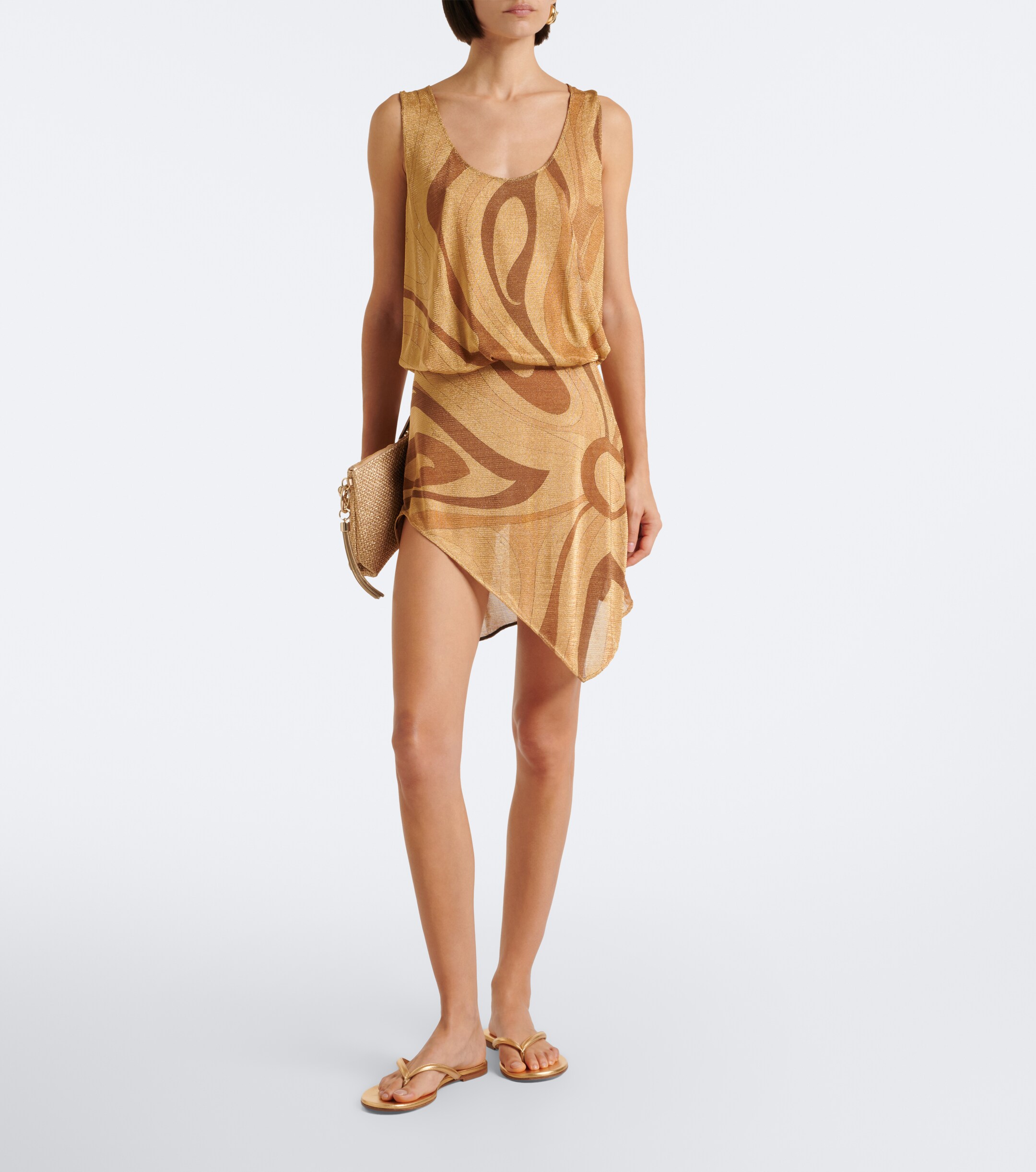 Pucci Pucci Marmo Lurex voile miniskirt