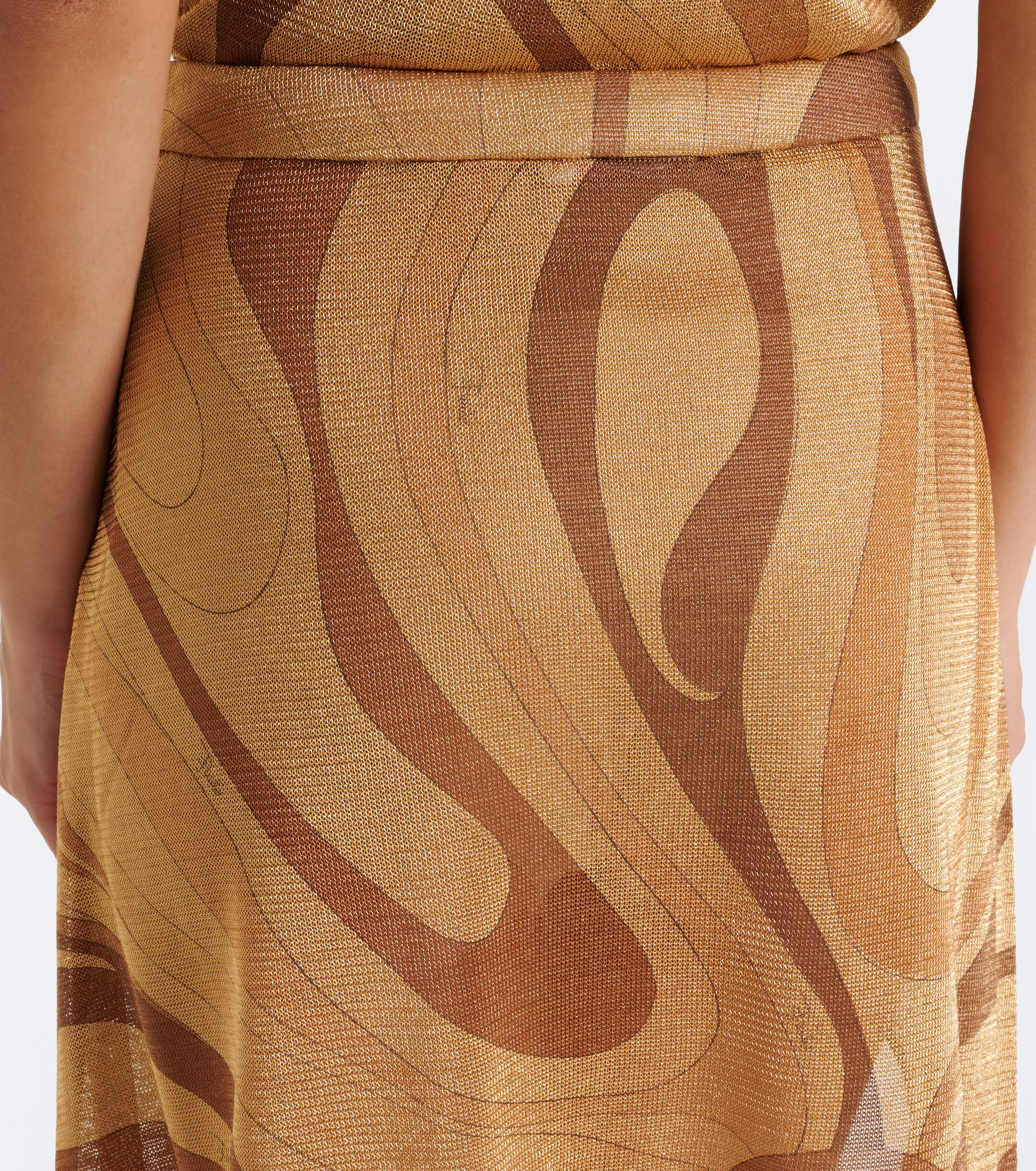 Pucci Pucci Marmo Lurex voile miniskirt
