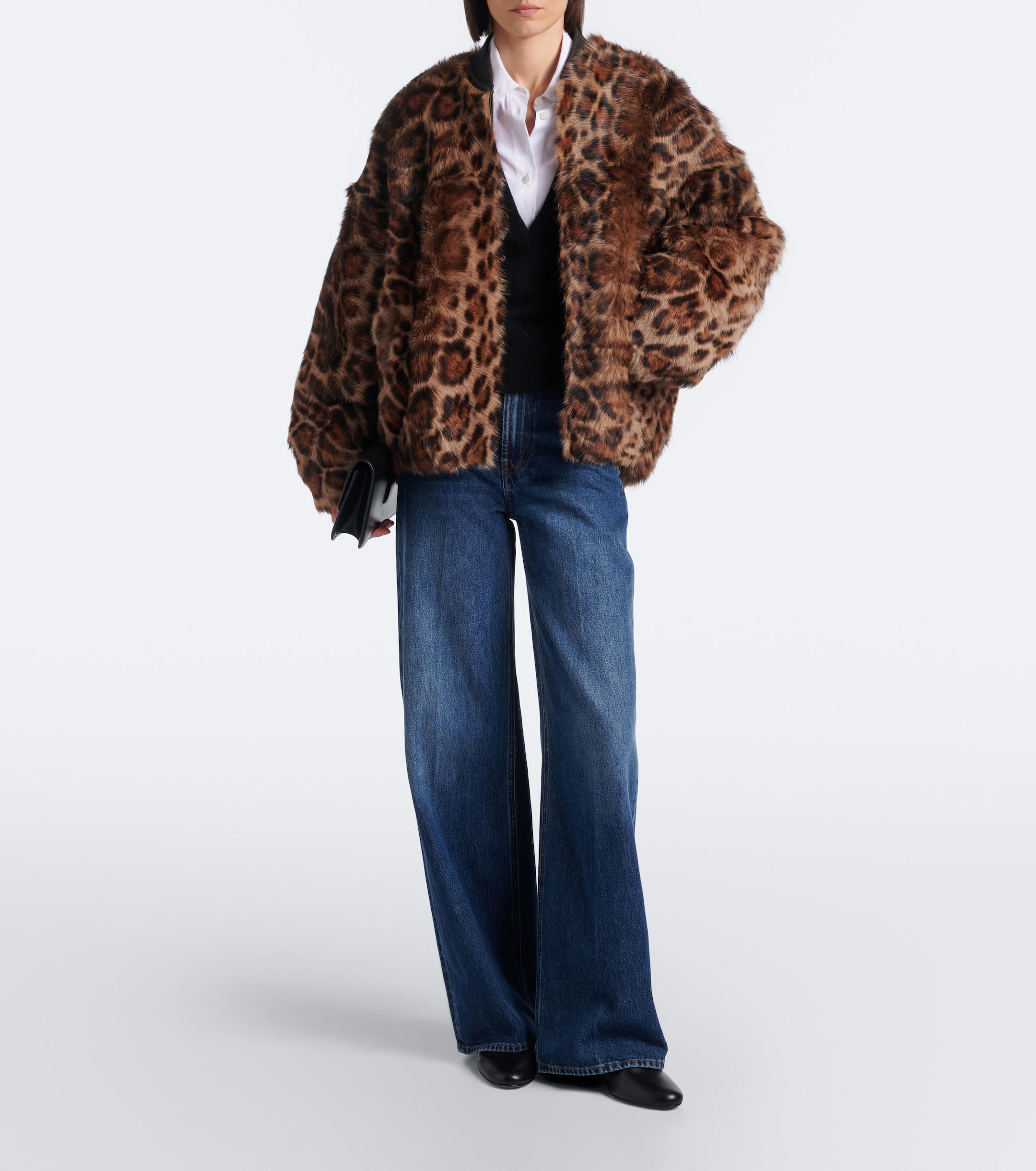ARMA Arma Violet reversible shearling bomber jacket