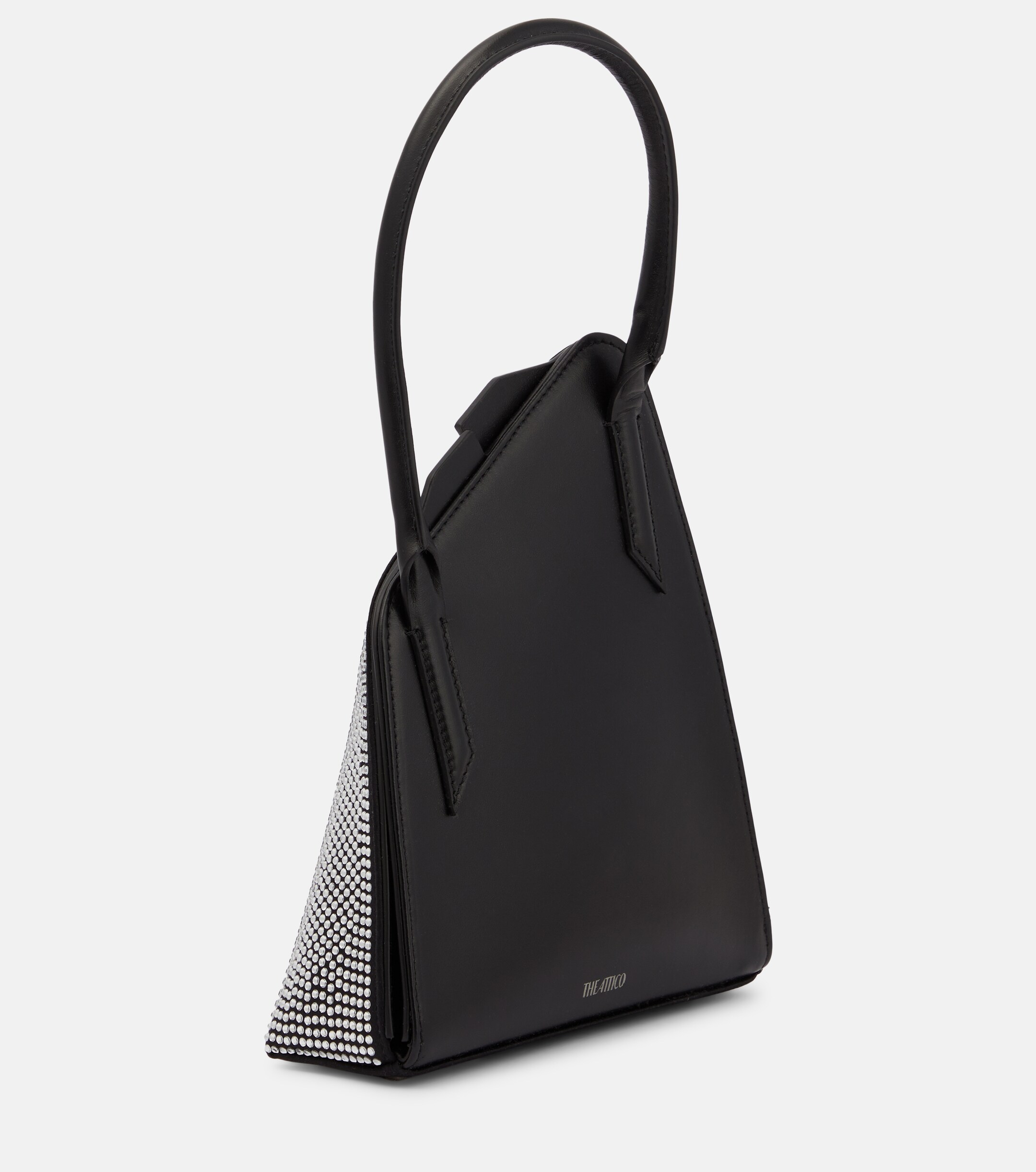THE ATTICO Sunset Mini crystal-embellished tote bag