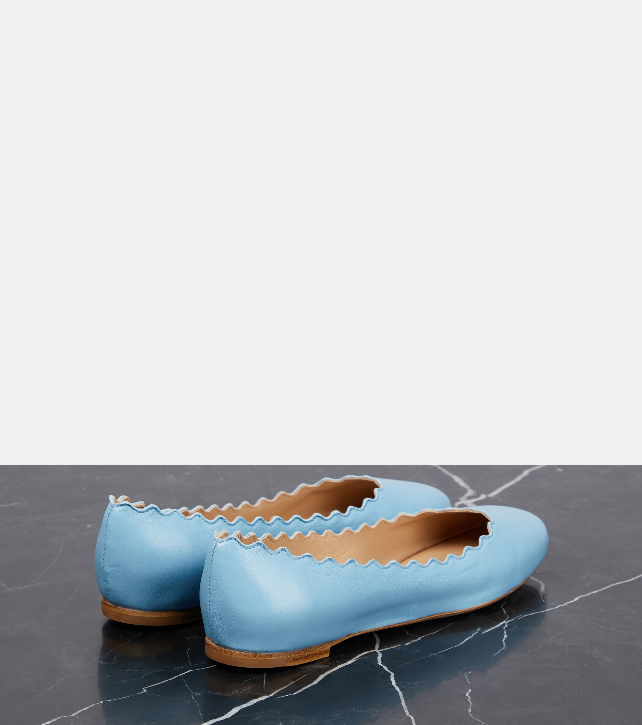 Chloé Lauren leather ballet flats thumbnail