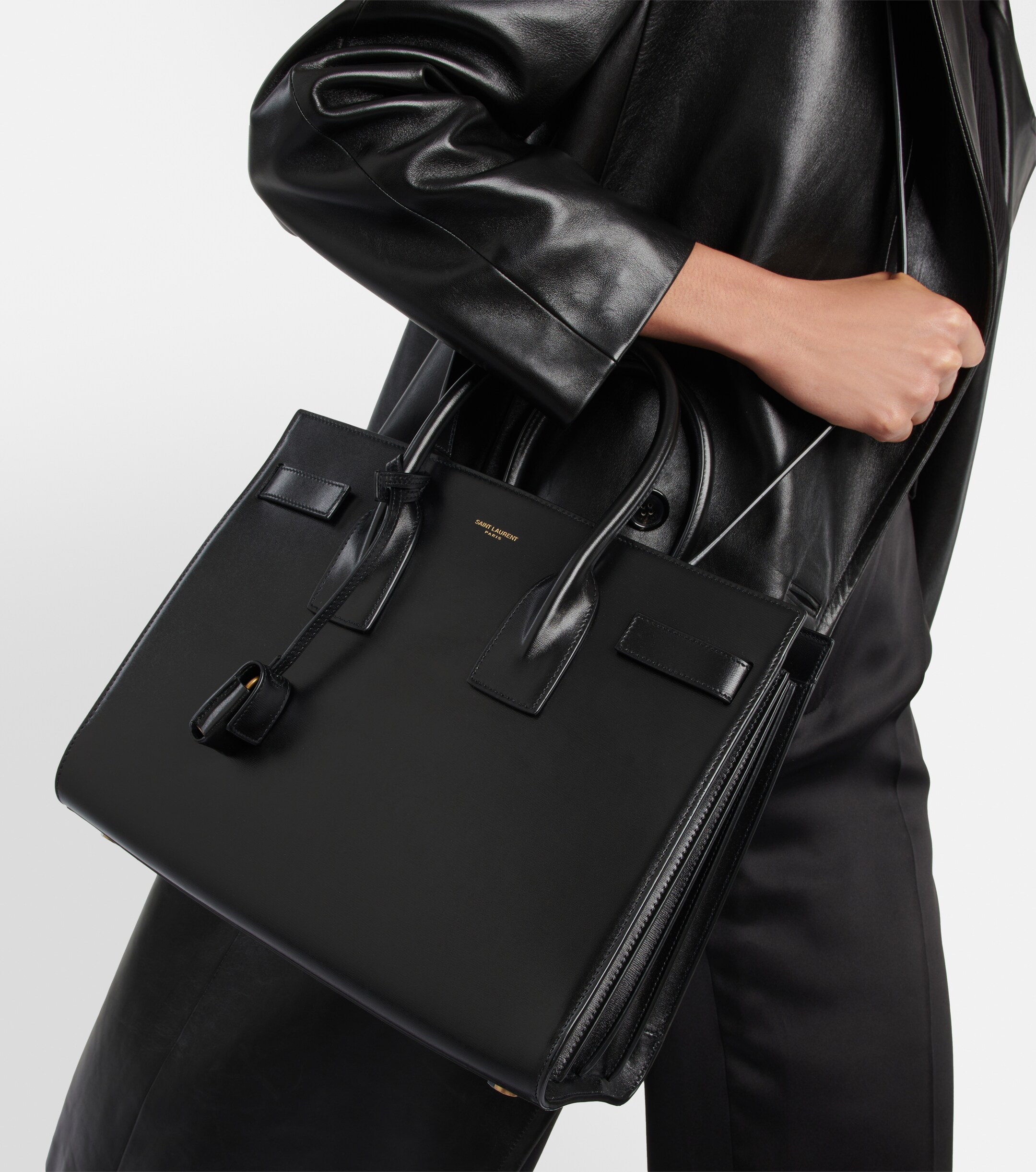 Saint Laurent Sac De Jour Small leather tote bag