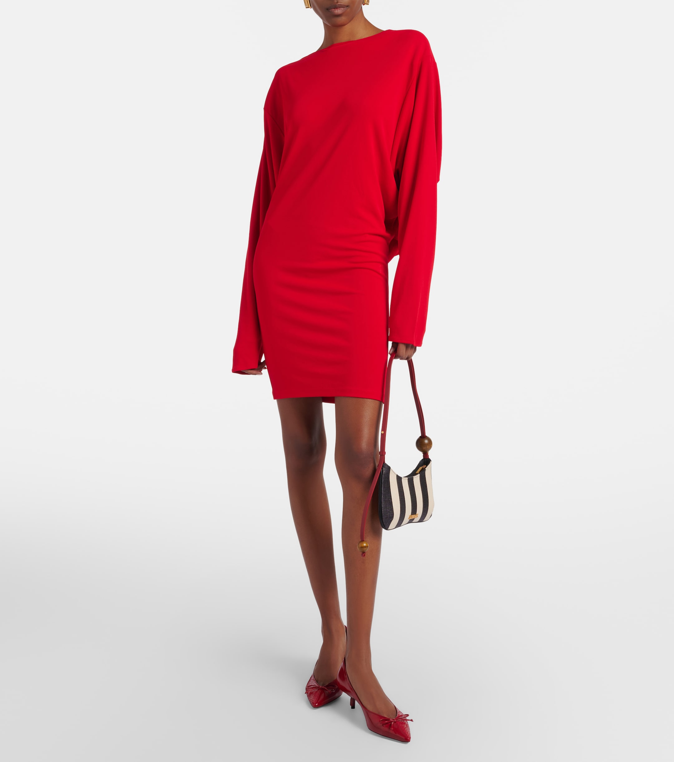 shirt dress long sleeve Kaia Satin Shirt