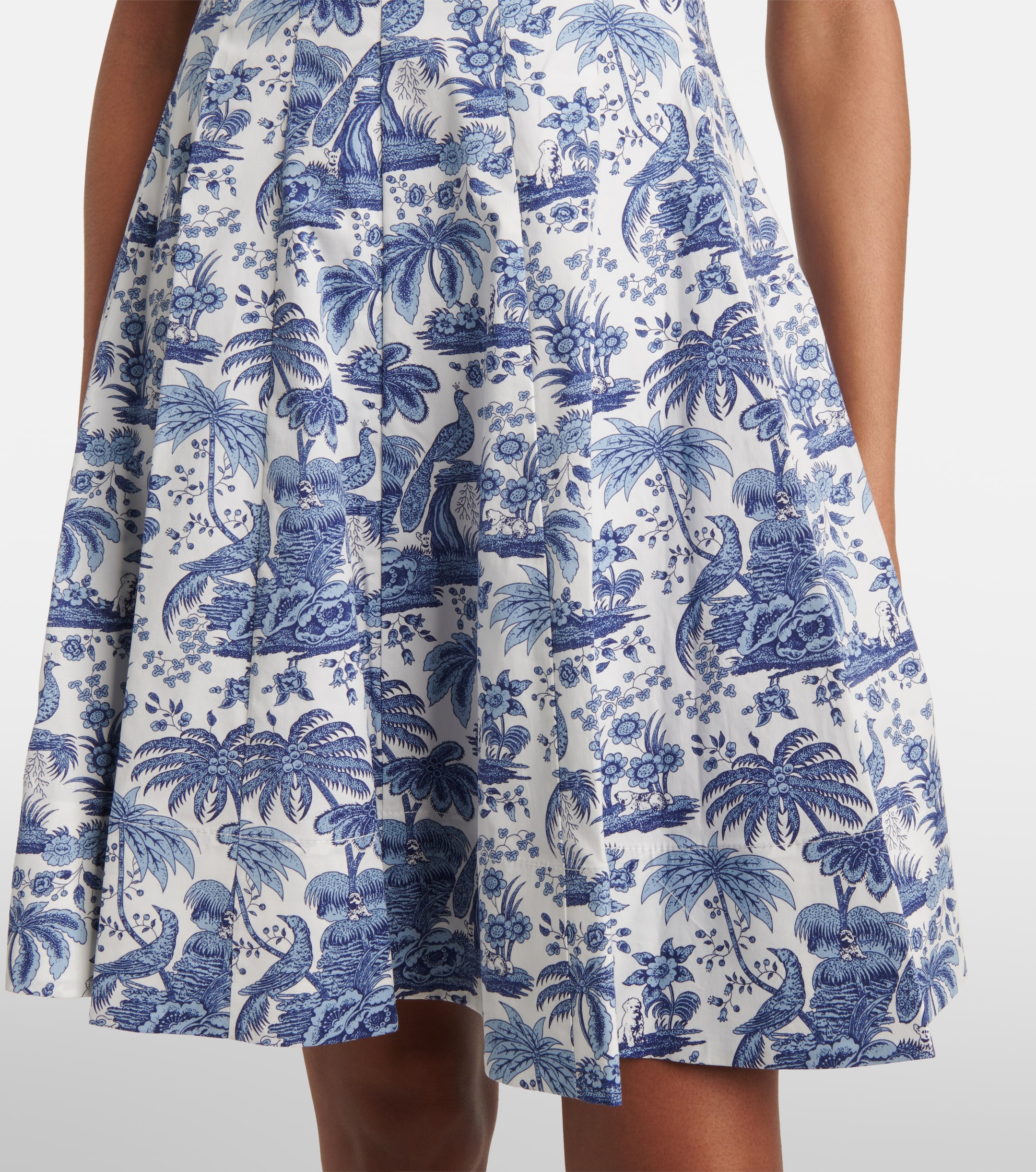 Staud Wells floral cotton minidress thumbnail