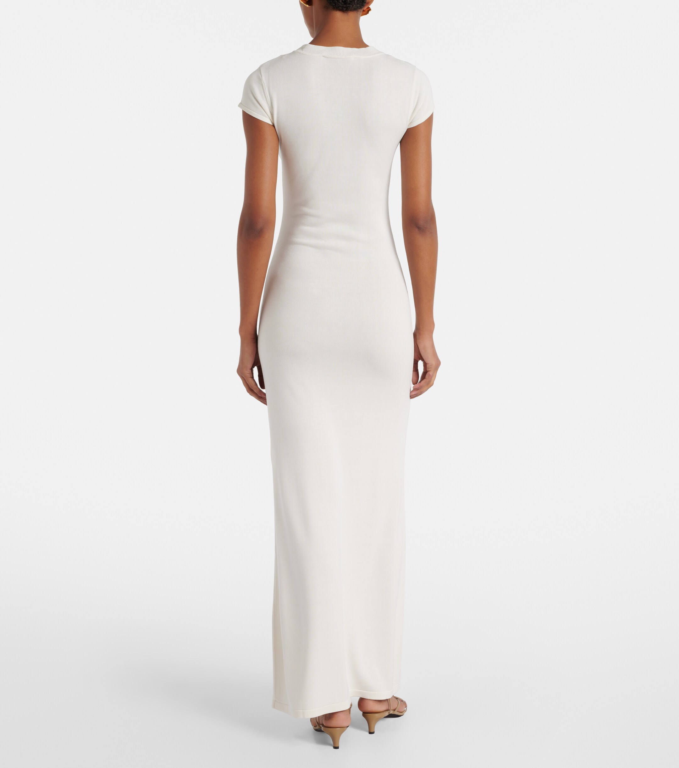 Aya Muse Caden knitted silk-blend maxi dress