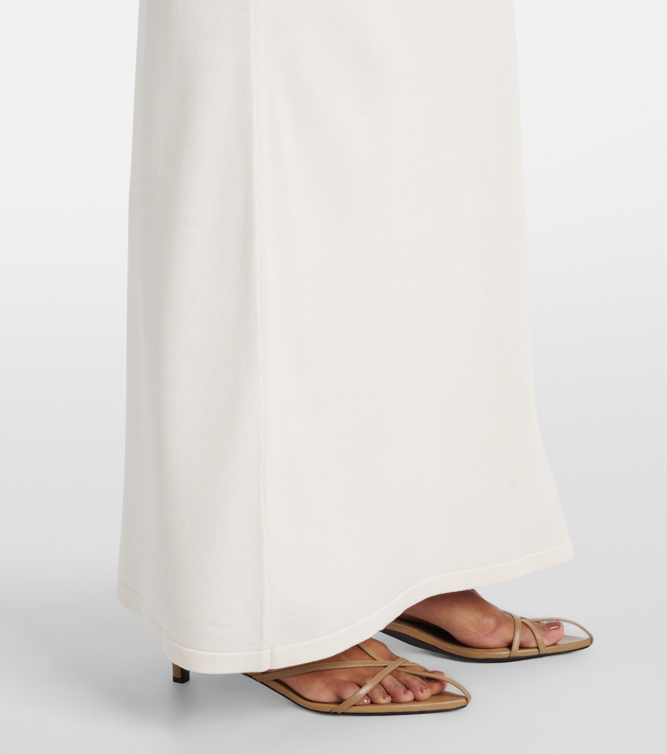Aya Muse Caden knitted silk-blend maxi dress