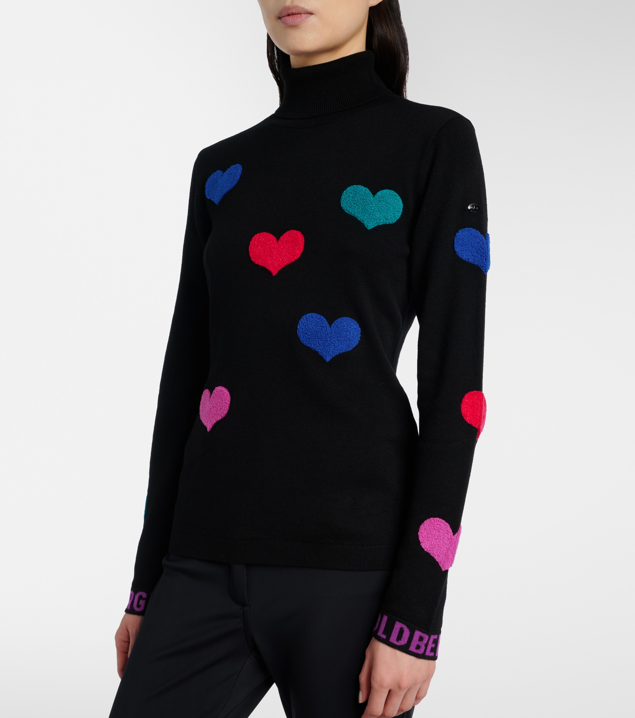 GOLDBERGH Goldbergh Bacio embellished turtleneck sweater