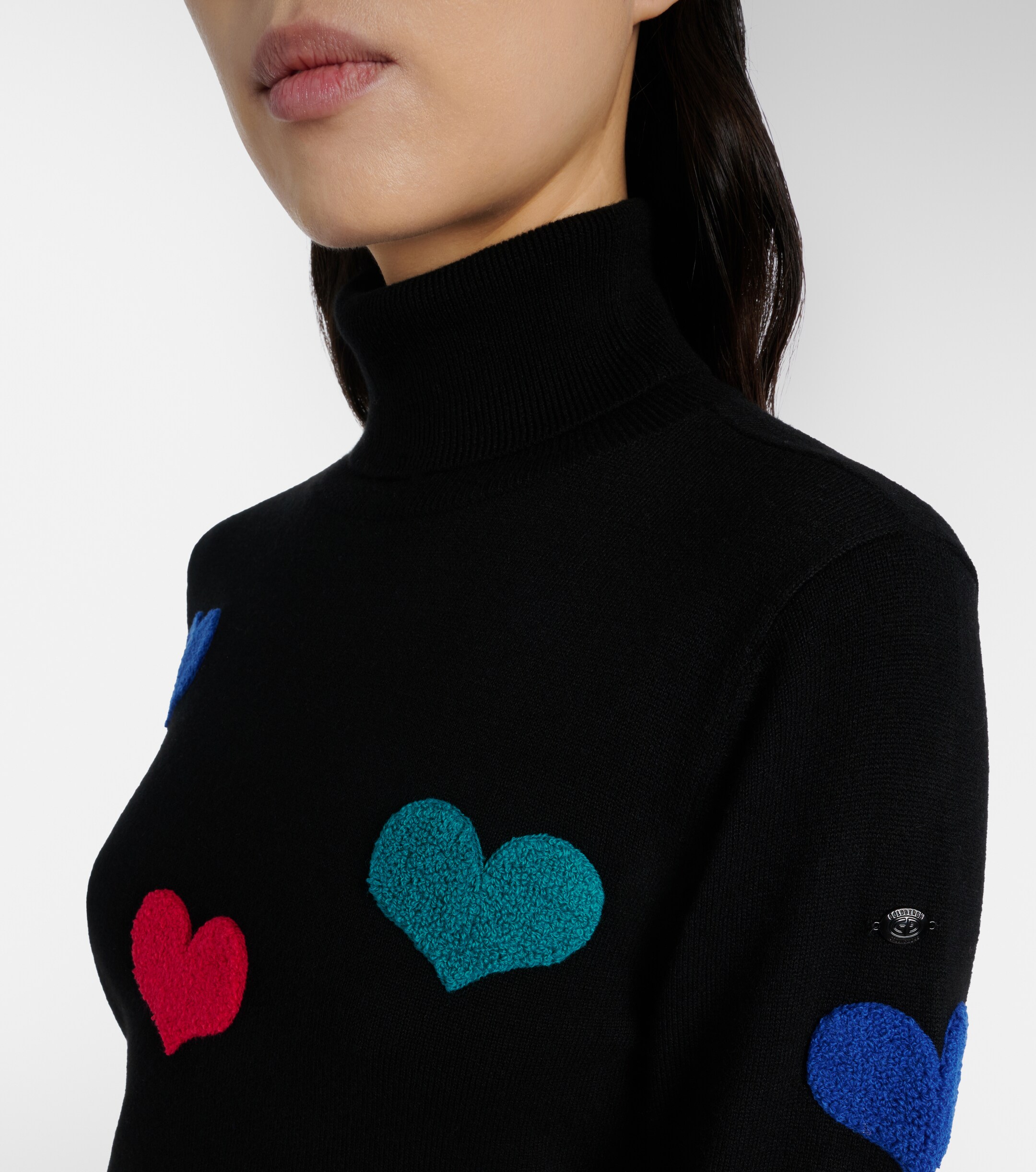 GOLDBERGH Goldbergh Bacio embellished turtleneck sweater