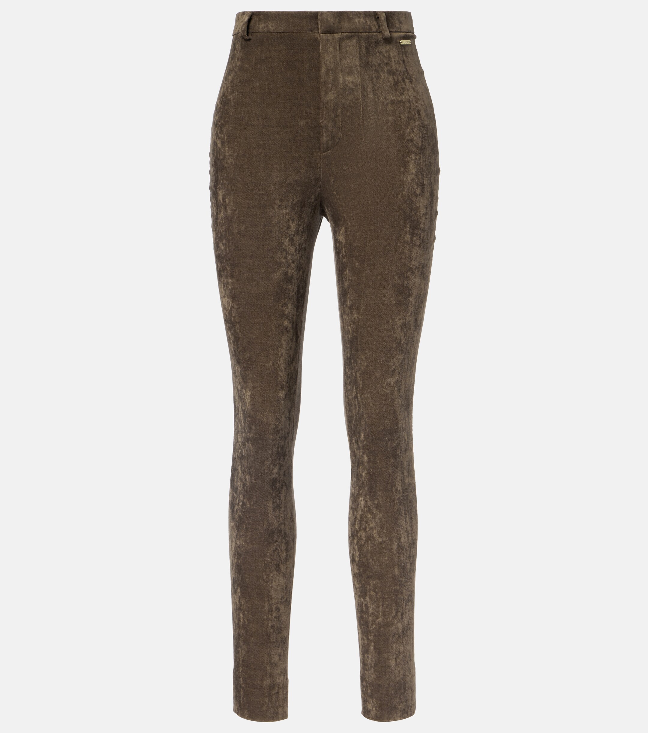 Gucci Cotton-blend velvet leggings
