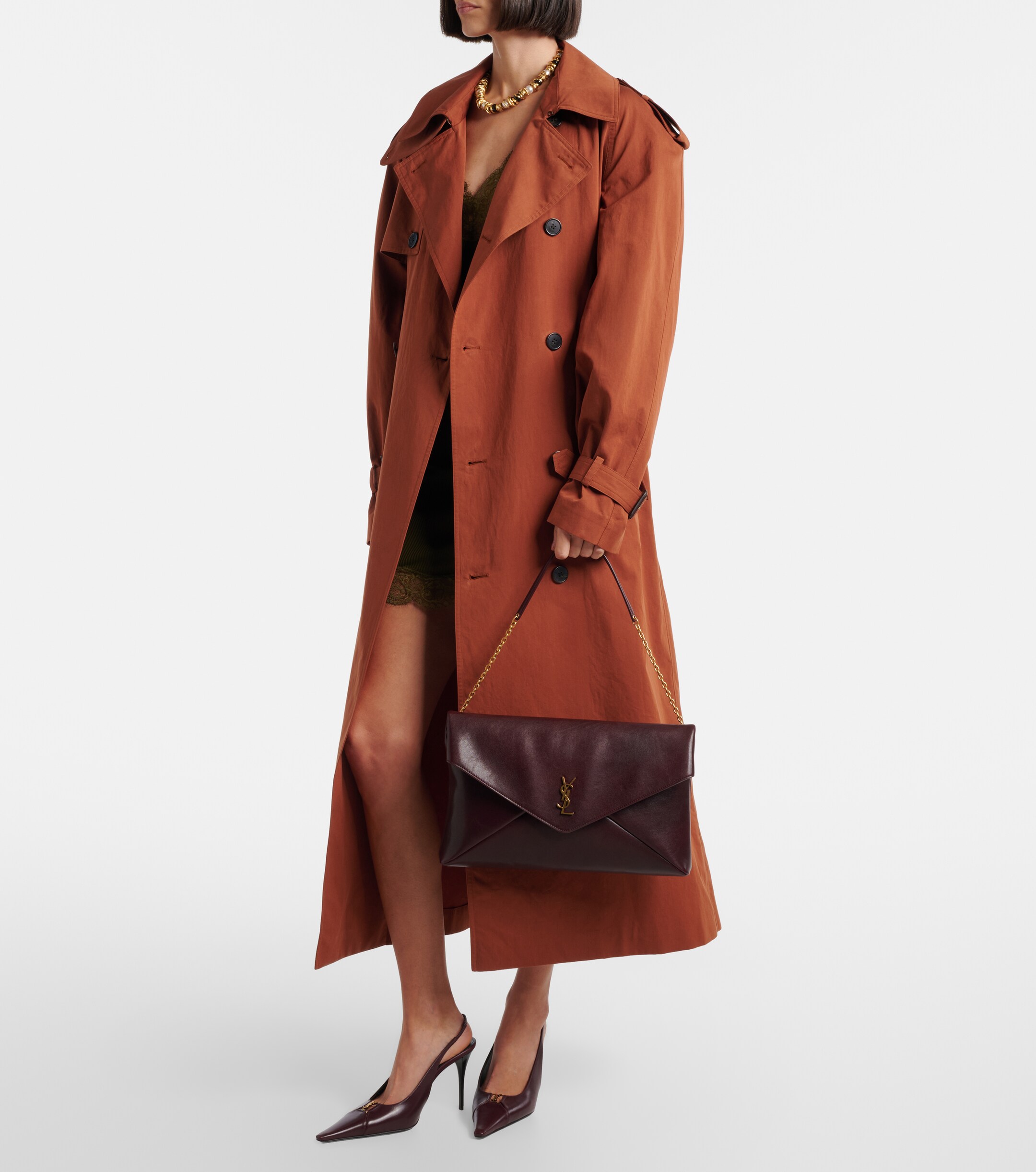 Saint Laurent Cassandre XXL leather shoulder bag