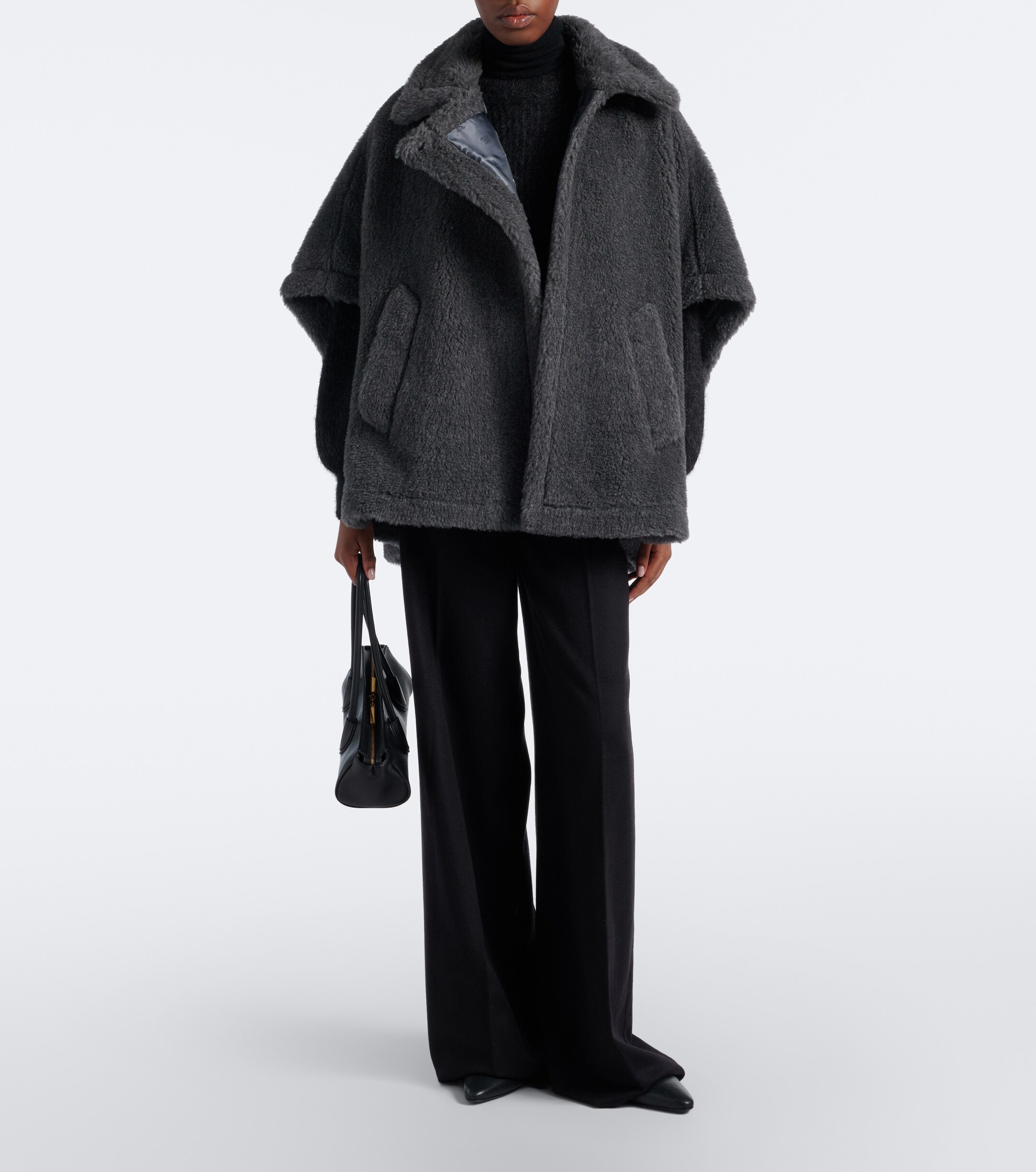 Max Mara Max Mara Wool, alpaca, and silk cape