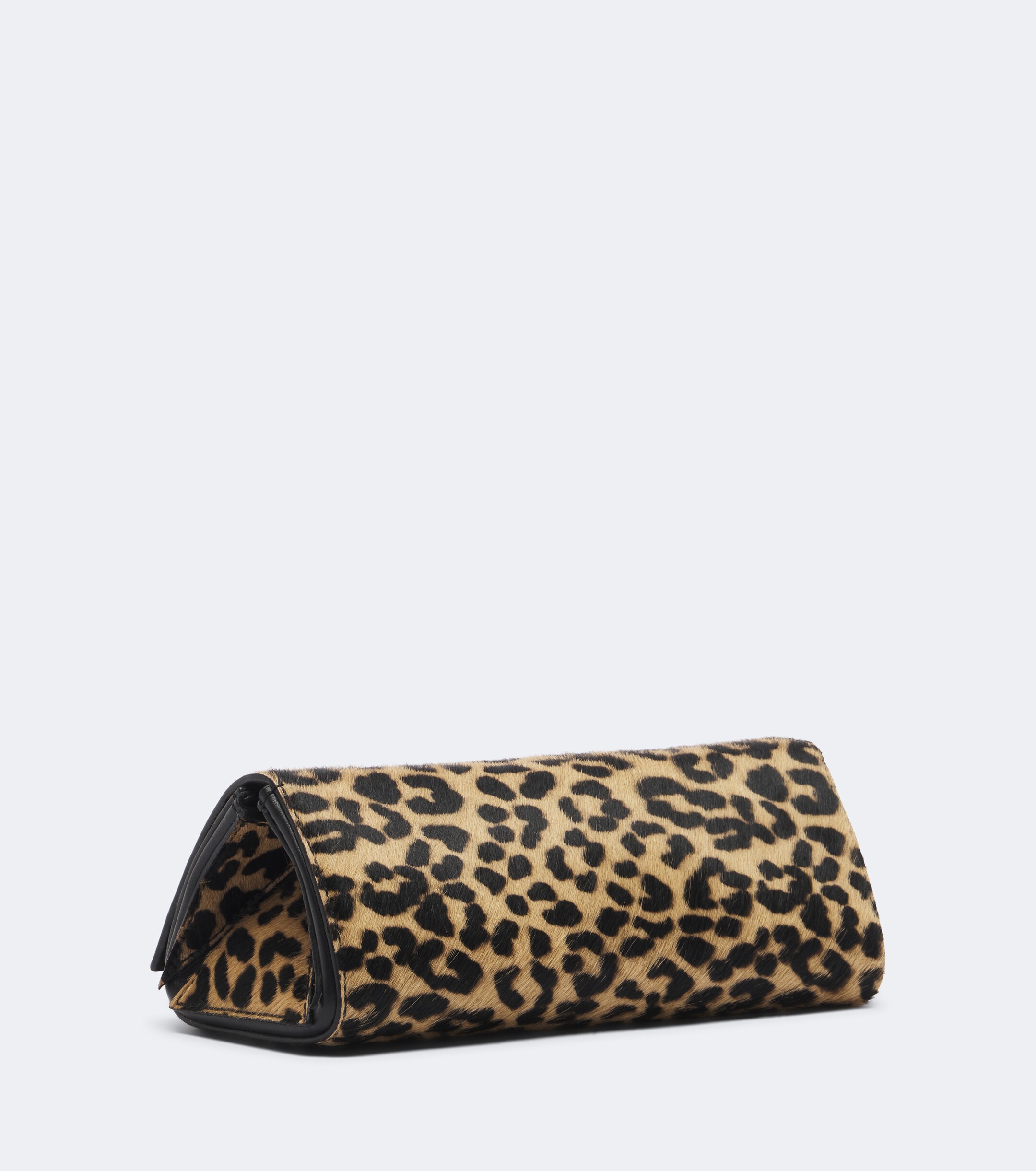 AMANU Amanu Tanzania leopard-print calf hair clutch