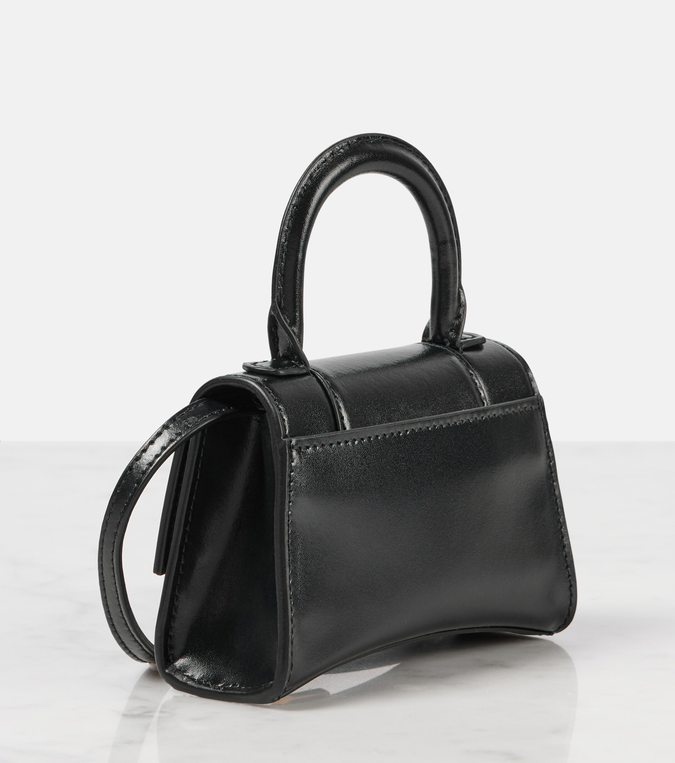 Balenciaga Hourglass Mini leather crossbody bag