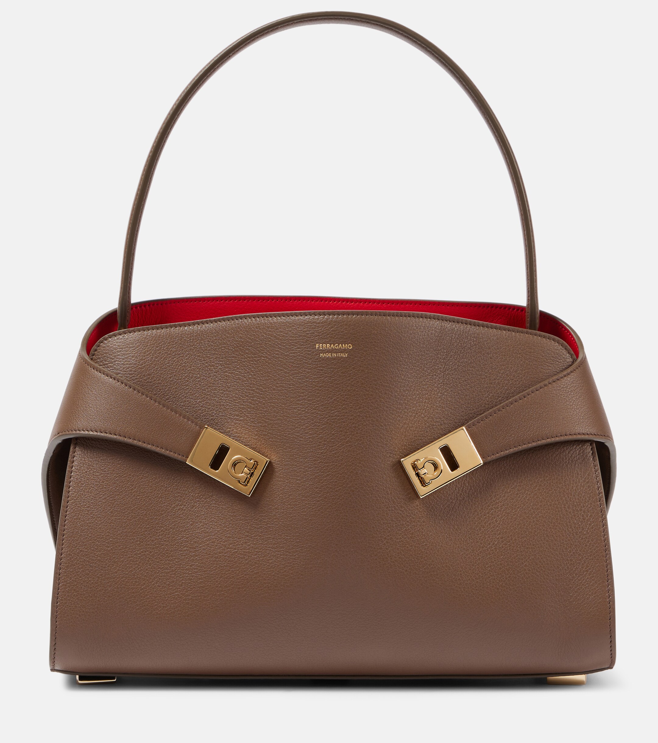 Ferragamo Ferragamo Hug Medium leather shoulder bag