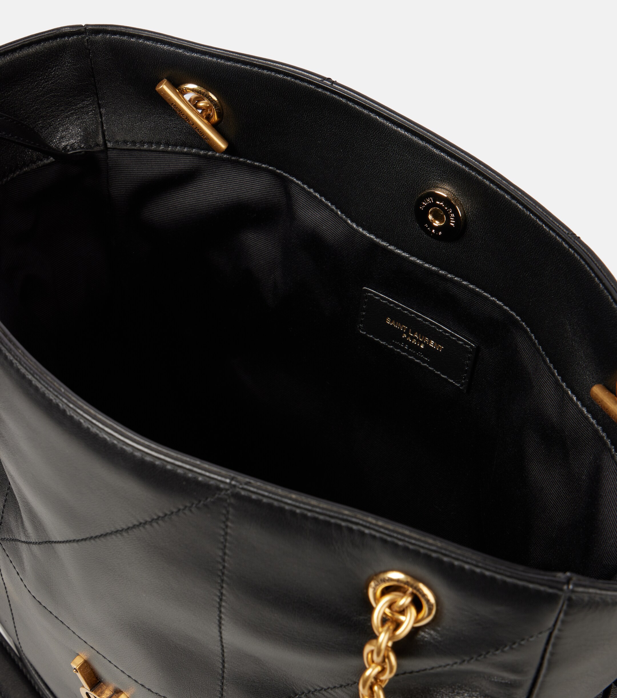 Saint Laurent Jamie Shopping Small leather tote bag