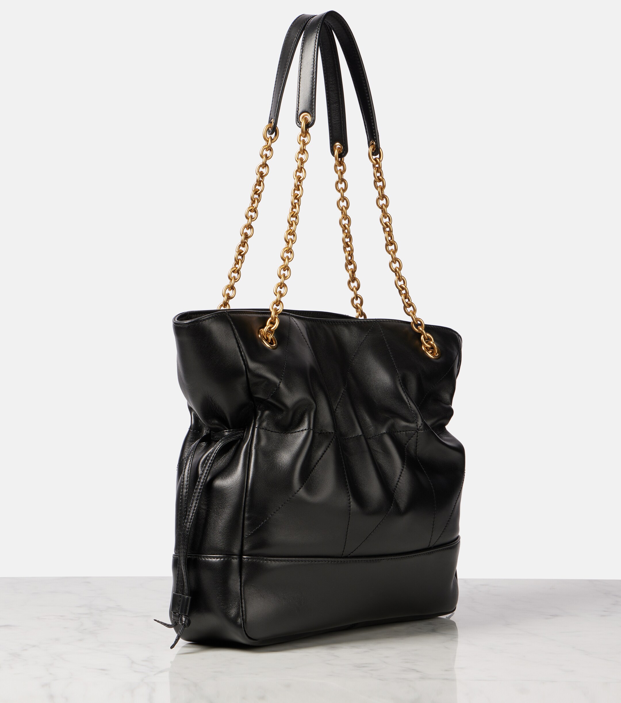 Saint Laurent Jamie Shopping Small leather tote bag