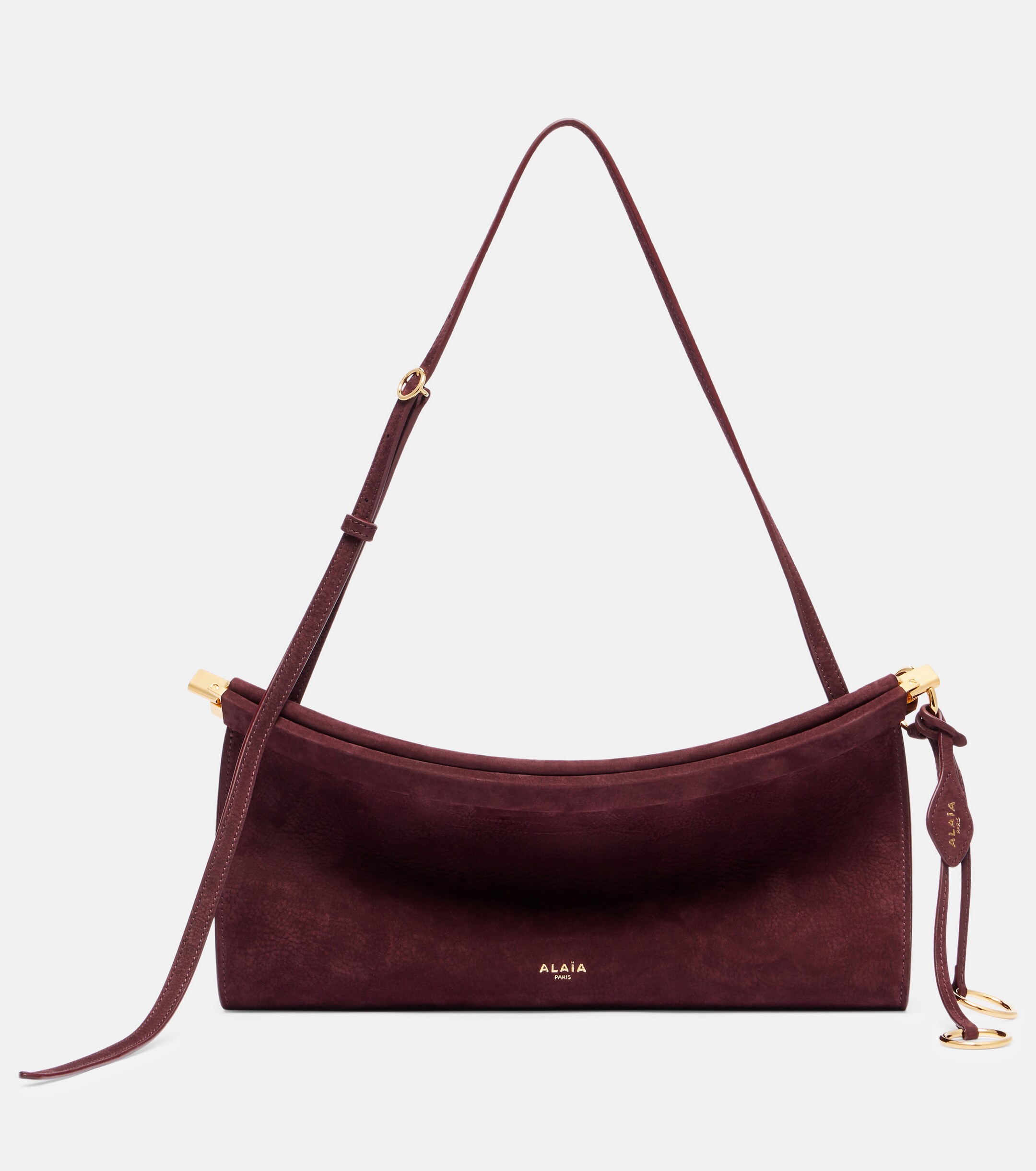 Alaïa Le Click Medium suede shoulder bag