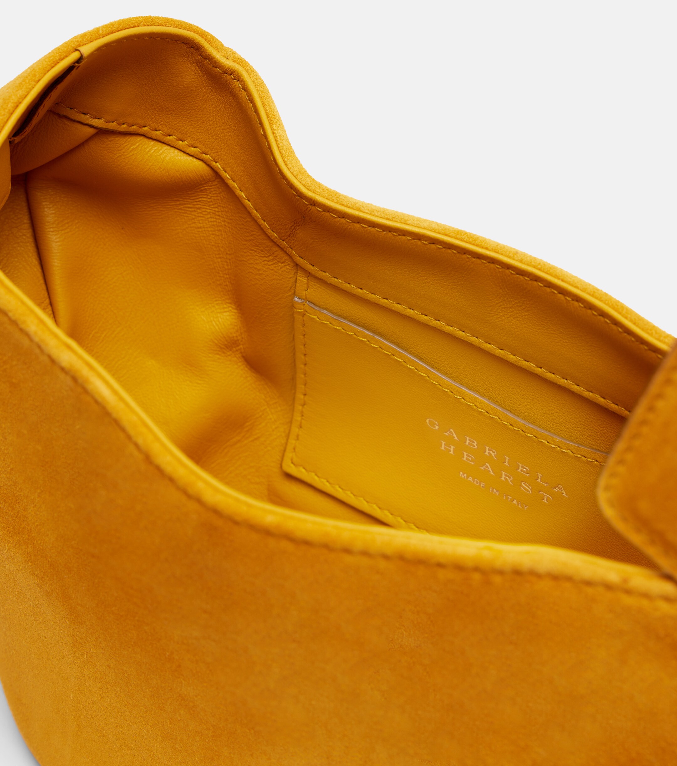 Gabriela Hearst Soft Demi Small leather clutch